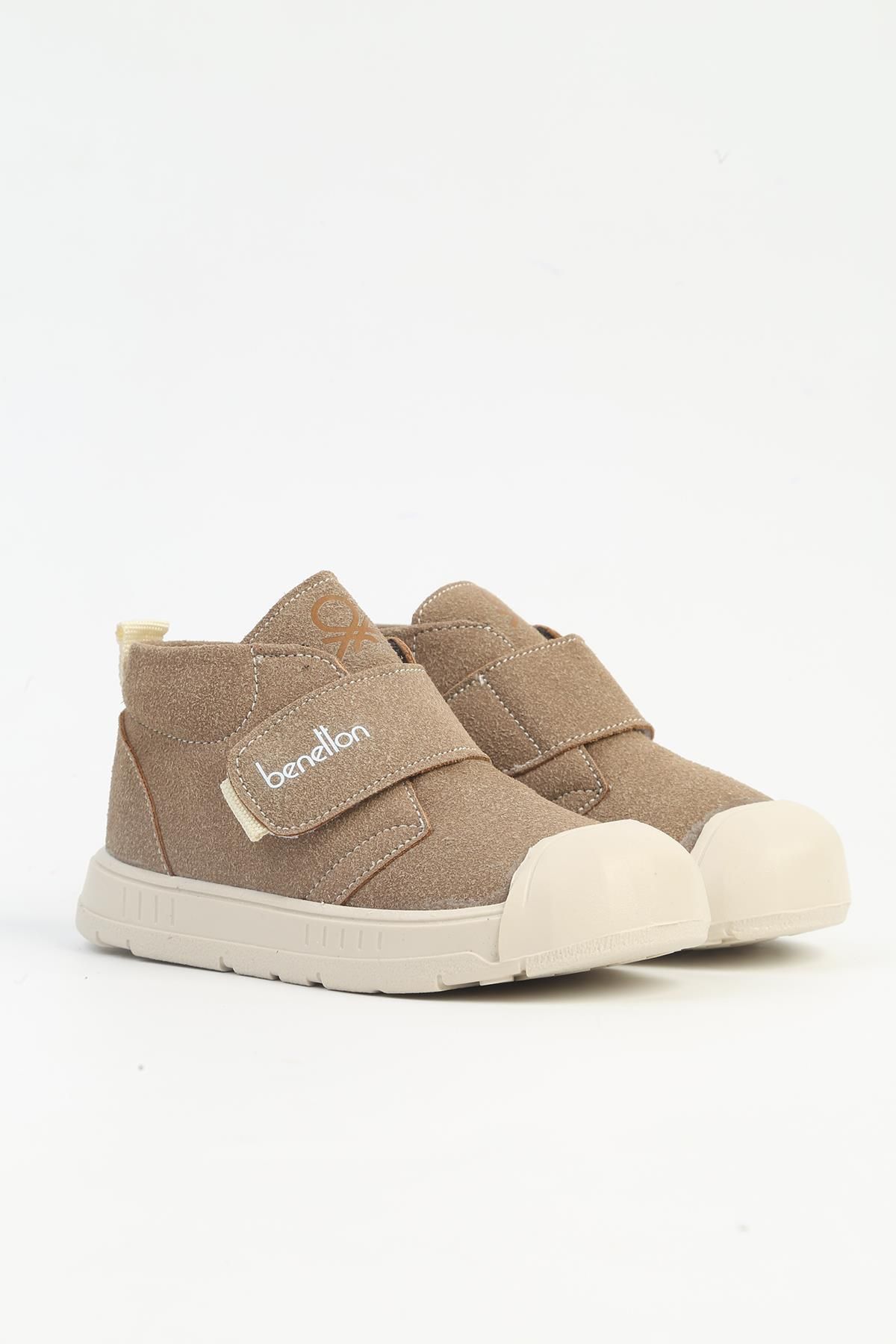 Benetton-®   Beige Kids Sneakers Bn-31830 2