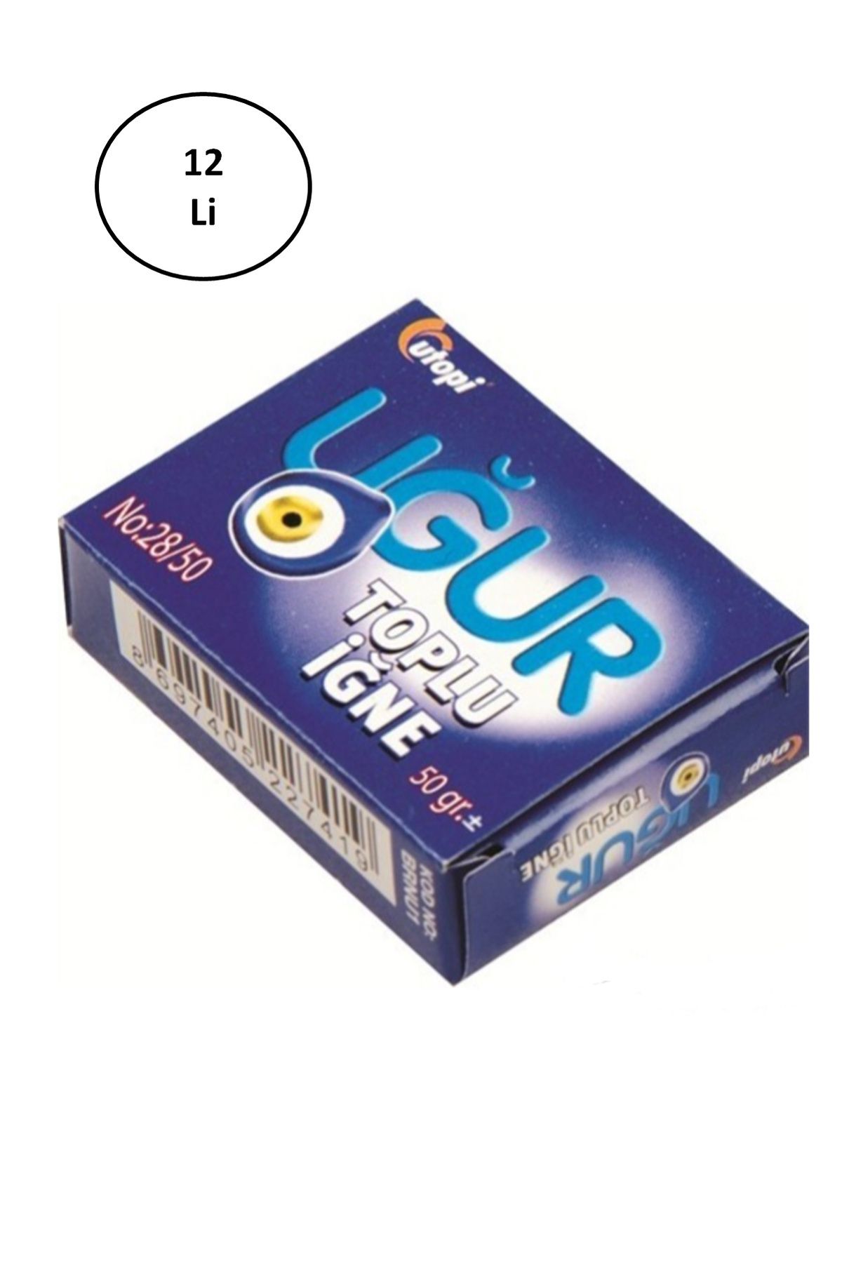 Mu Art Brons Brnu-2 Uğur Toplu İğne 28/50 Gr 12'Li