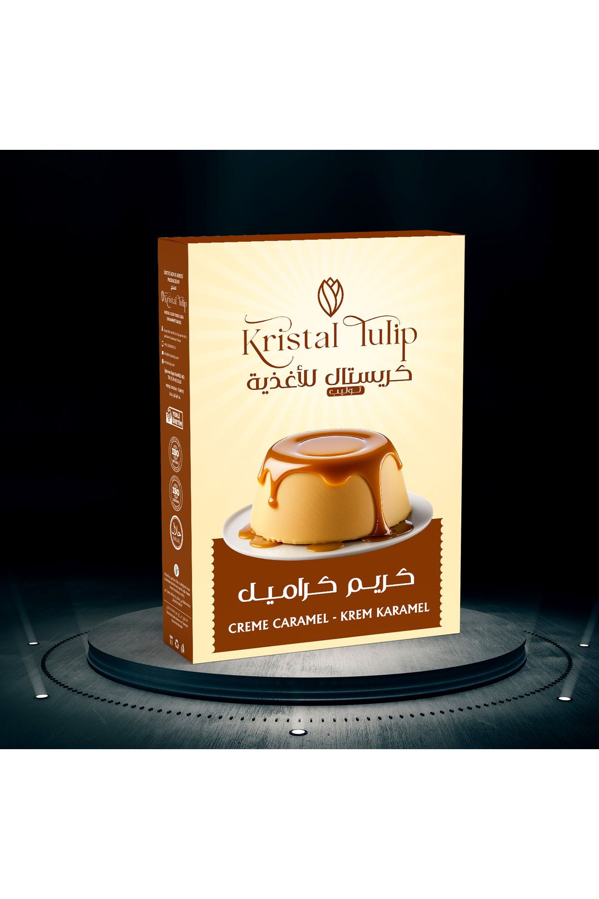 kristal tulip 100 Gram Krem Karamel