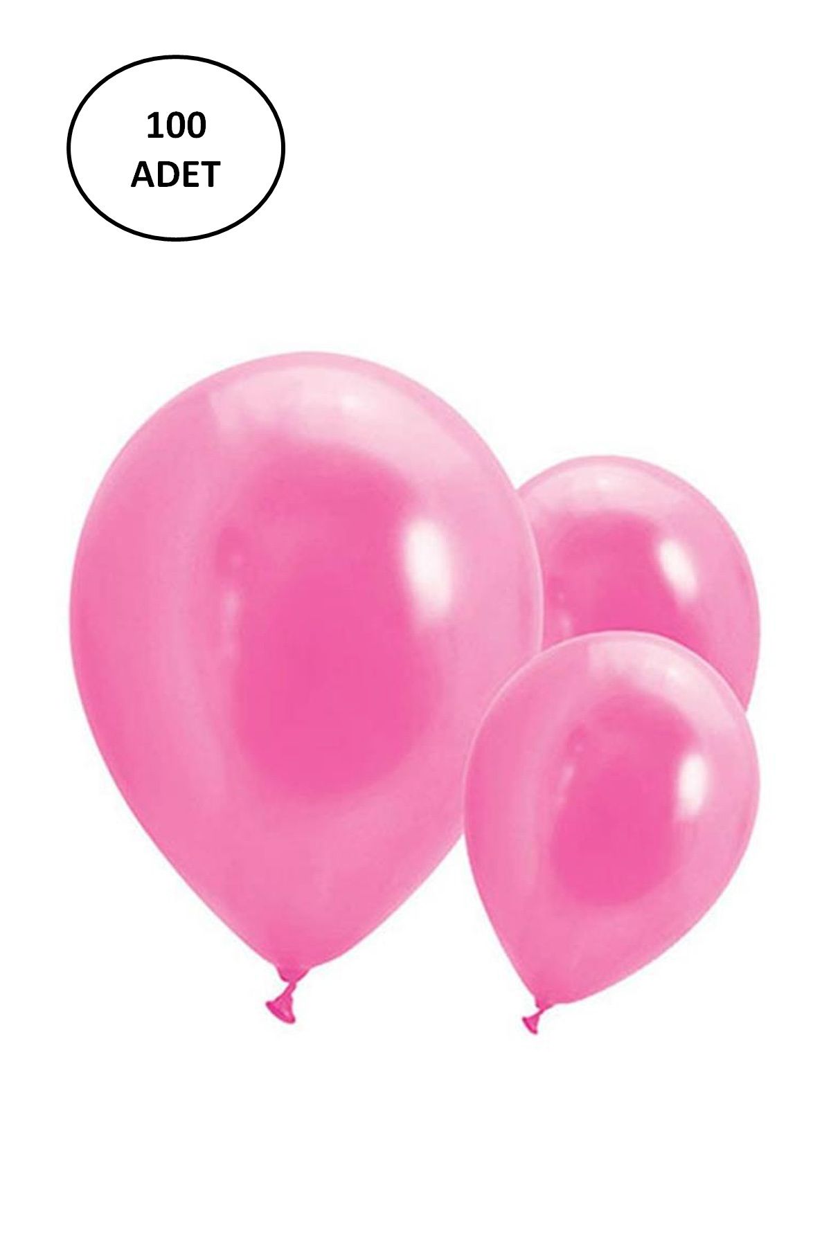 Mu Art İç Mekan Dekorasyon Balonu Pembe - 100 Adet