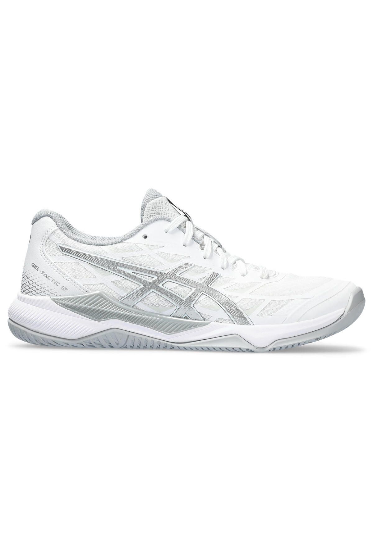 Asics Gel-tactic 12 Kadın Beyaz Voleybol Ayakkabısı 1072a092-100