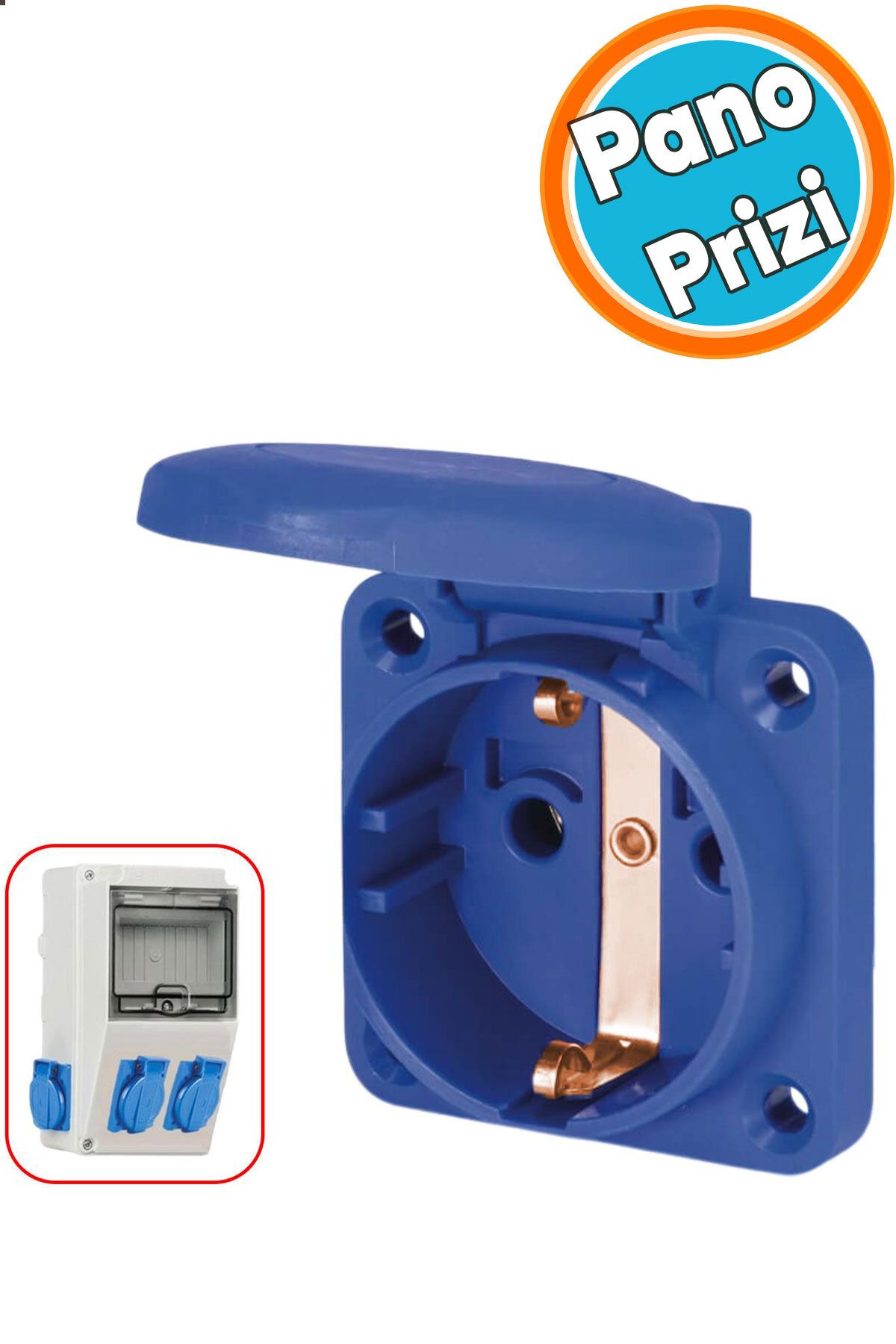 NZB-Panel Socket - 220V Monophase Grounded Plug Transformer Combination Board with Wireless Terminal 1