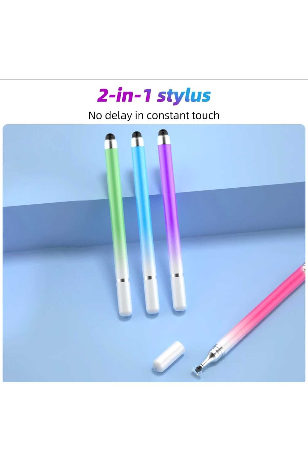TwinsCase-Stylus Pen Touch Tablet Pen Ios Android Windows Compatible Color Gradient 2in1 Tablet Pen 5