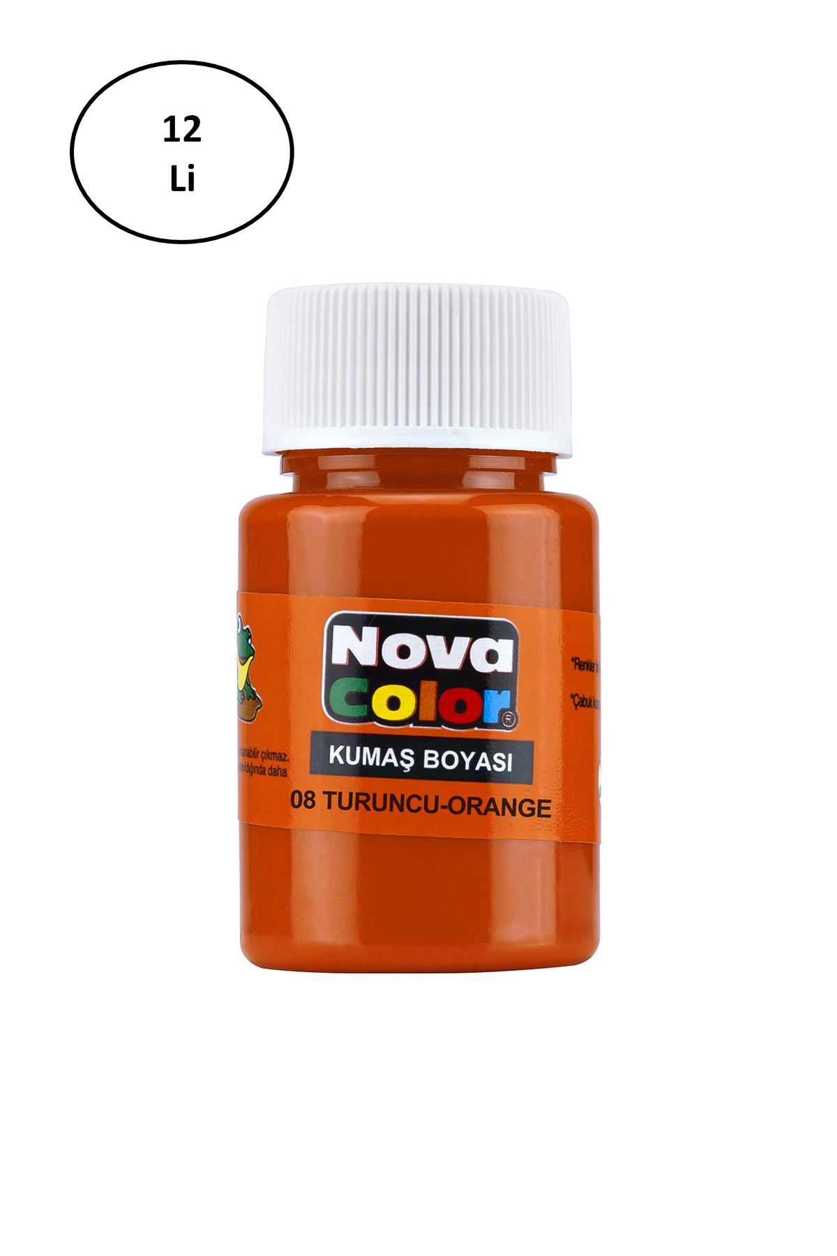 Ceet Markets Nova Color Kumaş Boyası Şişe 30 Ml Turuncu 12 Li