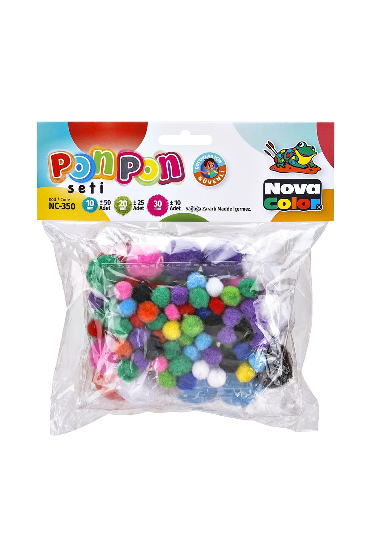 Nova Color Nc-350 Ponpon Karısık Paket