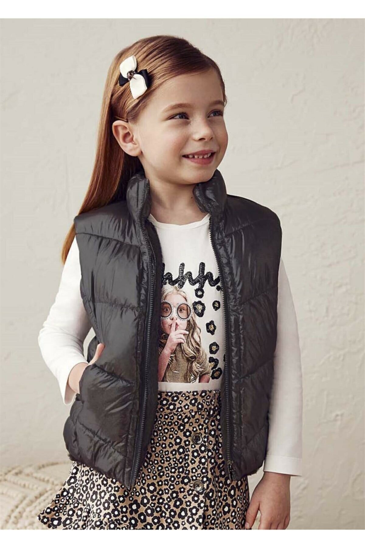 مایورال جلیقه خز دو طرفه دخترانه ۴۳۷۹