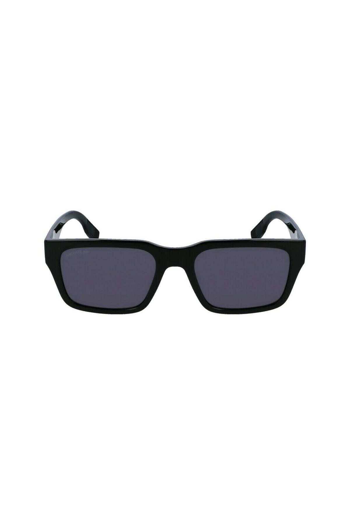 عینک آفتابی مشکی مردانه سیاه L6004S 001 55 اورجینال Lacoste