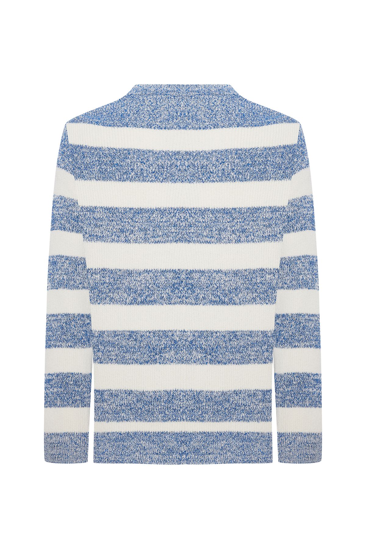 Mudo-Striped Crew Neck Sweater 6