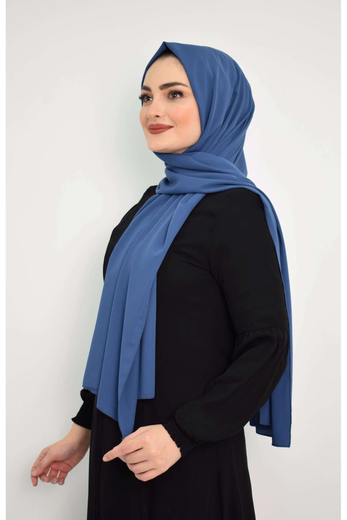 COXO Fashion`S Medina Silk Shawl MC1115 Indigo