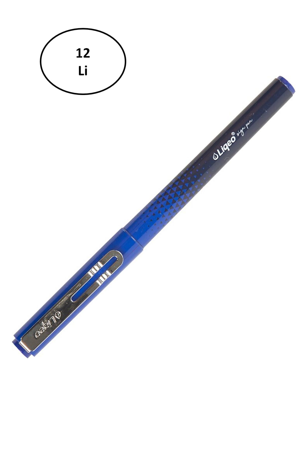 Mu Art Liqeo G-7010-130 Sign Gel 1.0 Mm Mavi İmza Kalemi 12'Li