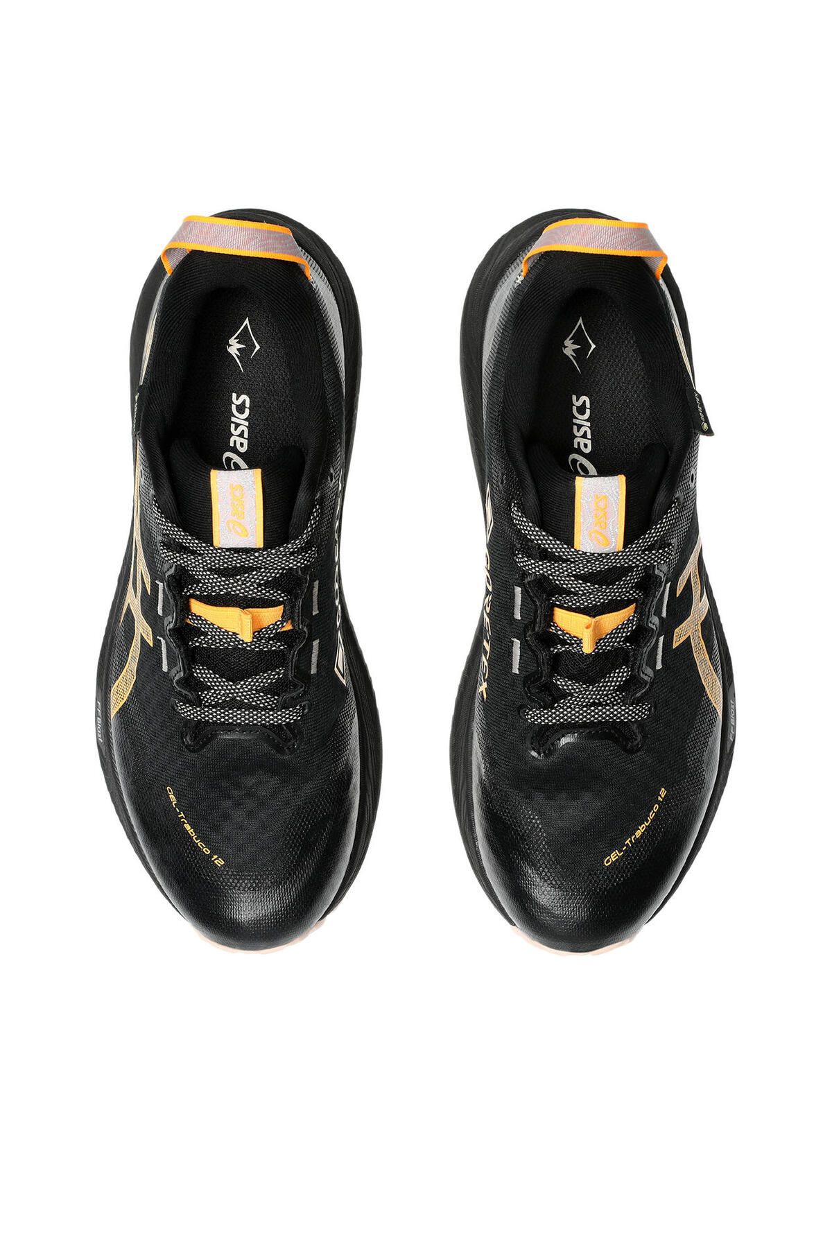 Asics-Damskie czarne buty do biegania na świeżym powietrzu - Gel-Trabuco 12 Gore-Tex 1012B607-003 7