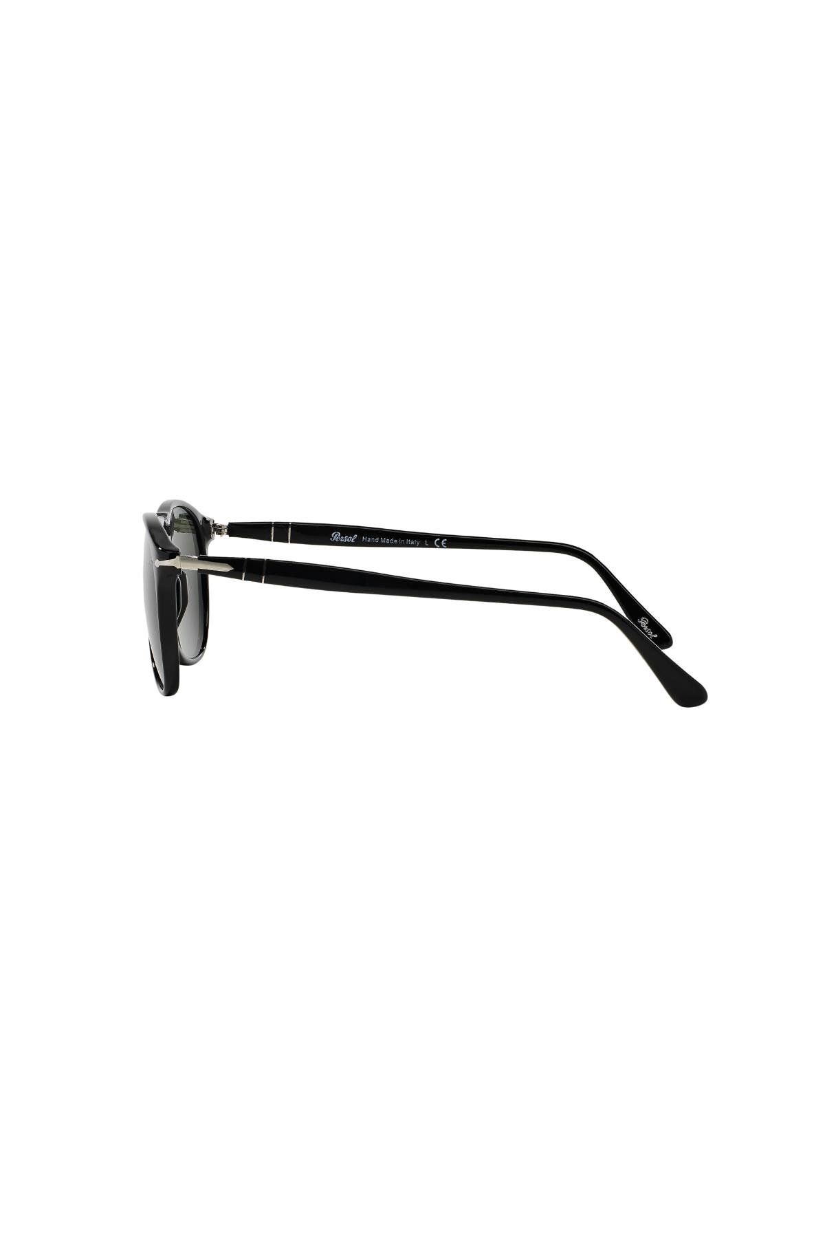 عینک آفتابی مشکی مردانه سیاه 0po9649s 95 31 55 Persol