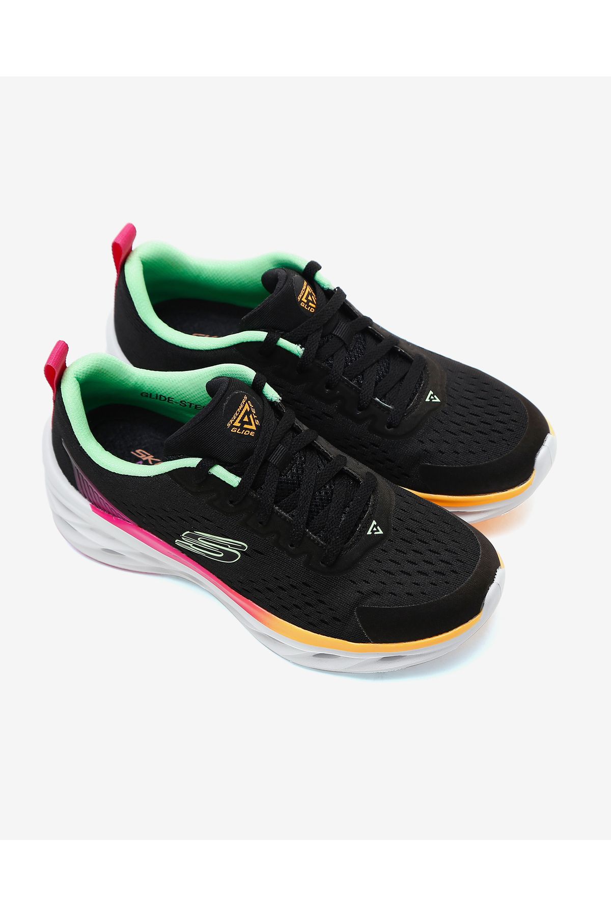 کفش دو و تمرین مشکی زنانه Glide Step Swift های ورزشی تازه جذاب 149969 BKMT Skechers