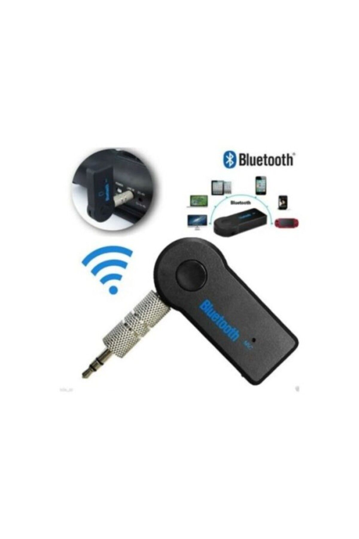 Tahtakale Toptancısı Bluetooth Aux Müzik Alıcısı Araç Kiti