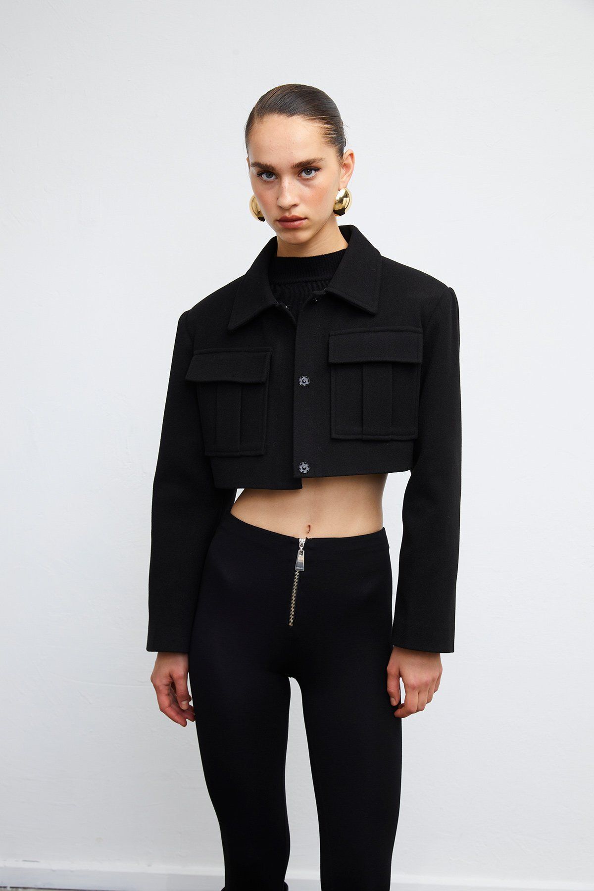 VATKALI-Padded cashmere crop jacket 2