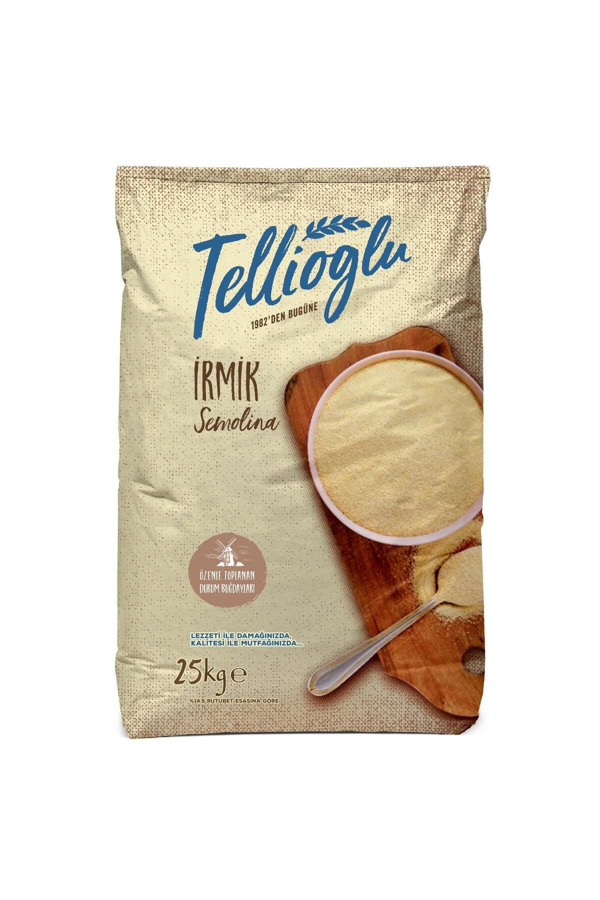 tellioğlu İrmik Semolina 25 Kg (Kalın)