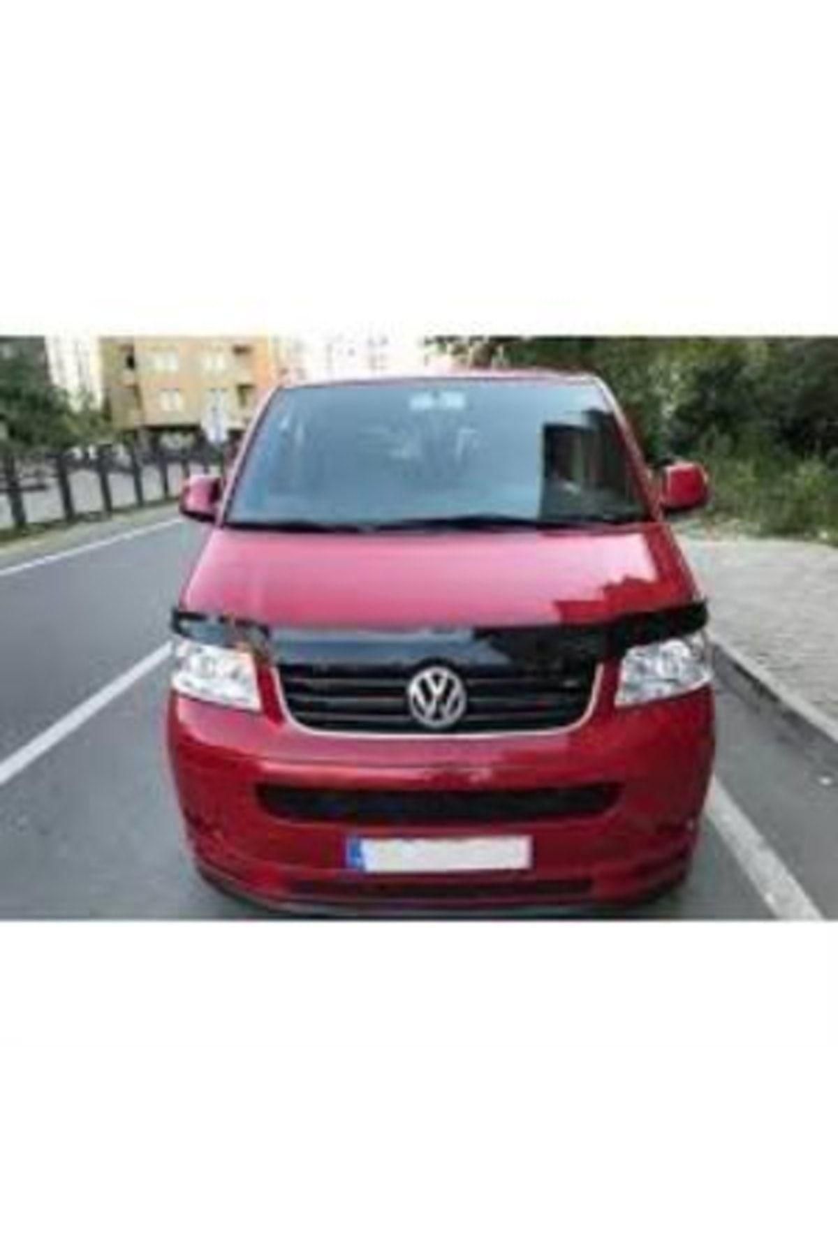 TROBUS Vw Transporter Uyumlu Kaput Koruma Piano Black 2009-2014