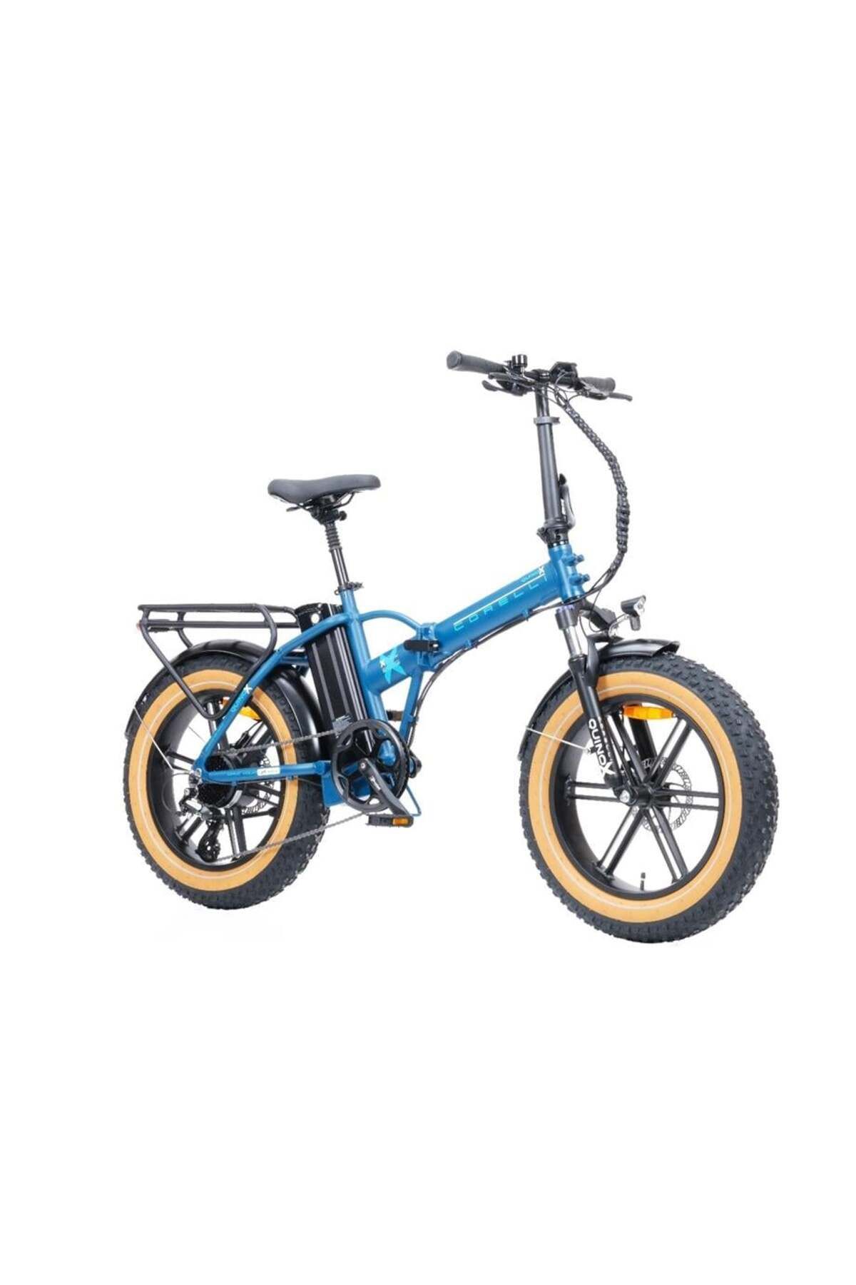 Corelli CORELLİ QUINOX  FAT BIKE ELEKTRİKLİ KATLANIR BİSİKLET 42CM MD 20 JANT 8 VİTES DARK BLUE