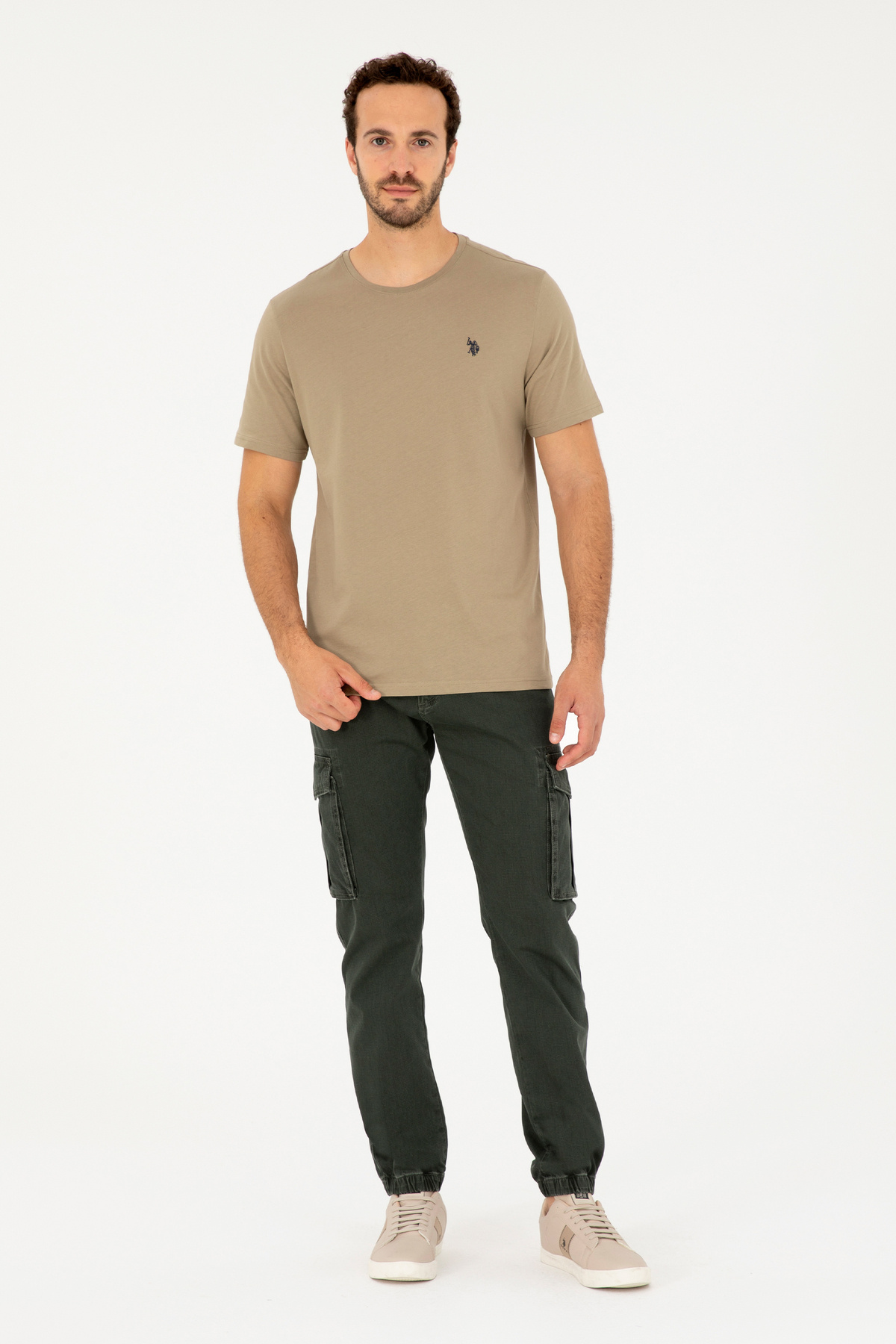 یو اس پولو شلوار جین خاکی مردانه ۵۰۲۸۰۸۱۰-VR027