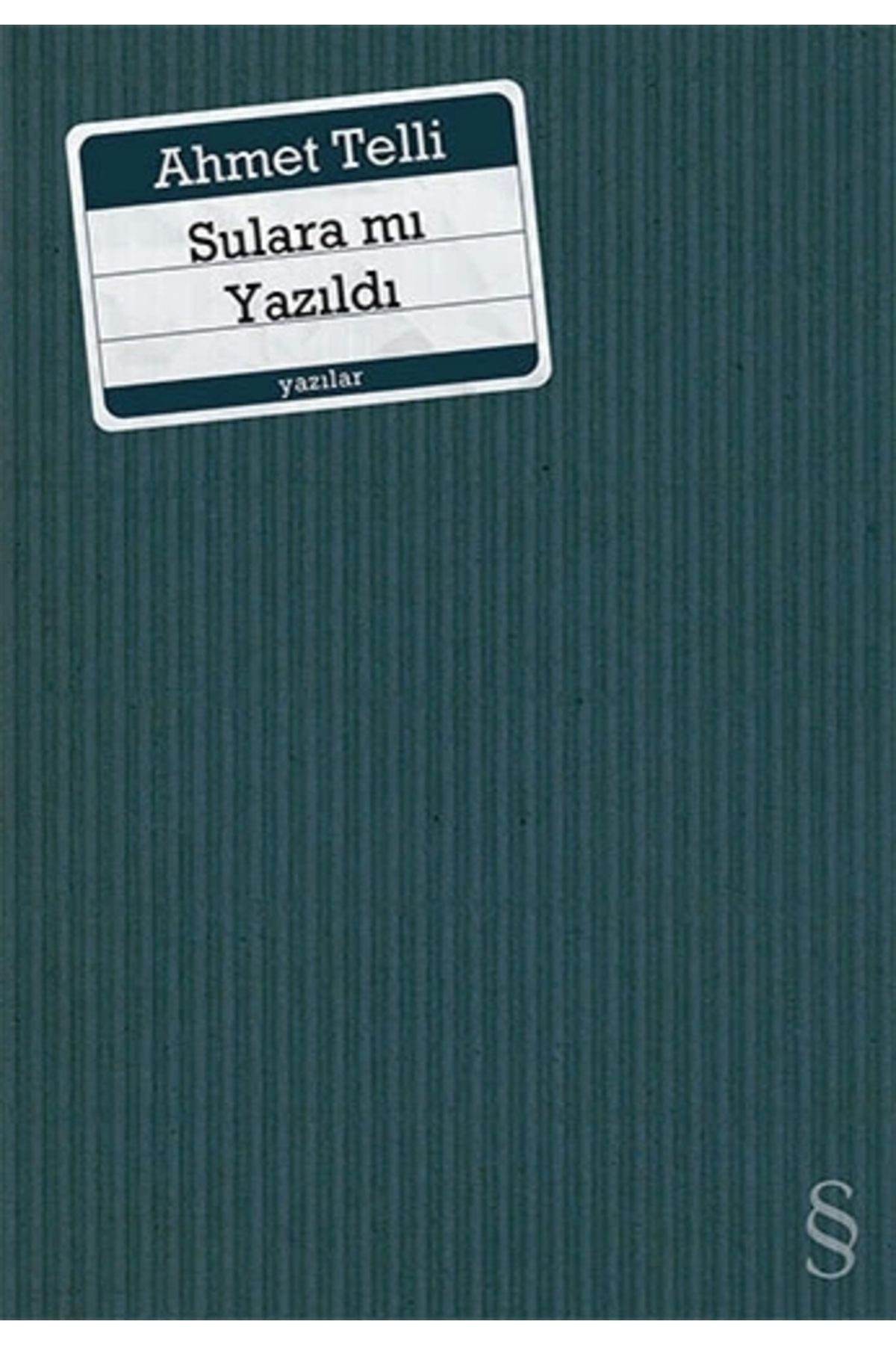 Zahrada Yayınları Sulara mı Yazıldı