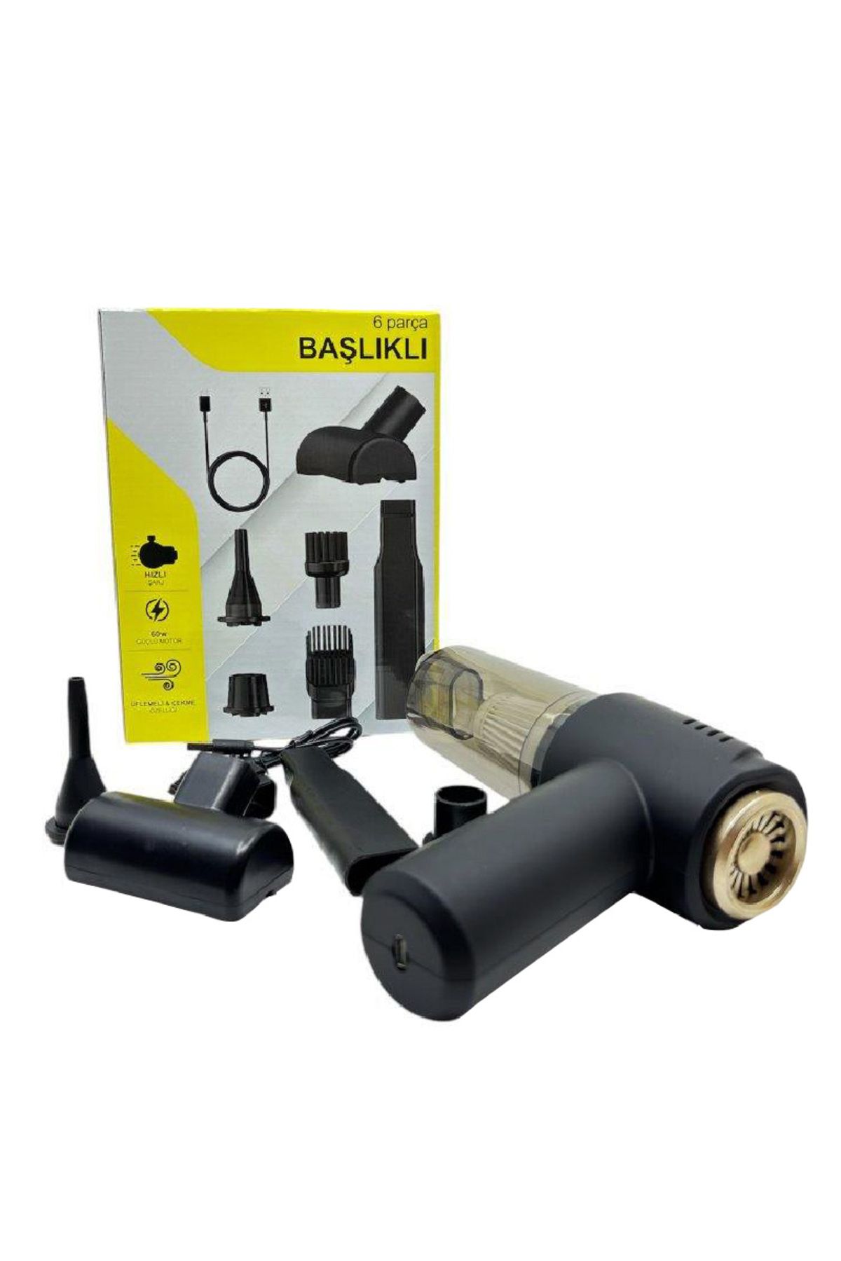 Şarjlı Araç Süpürgesi 60w Crb-090901