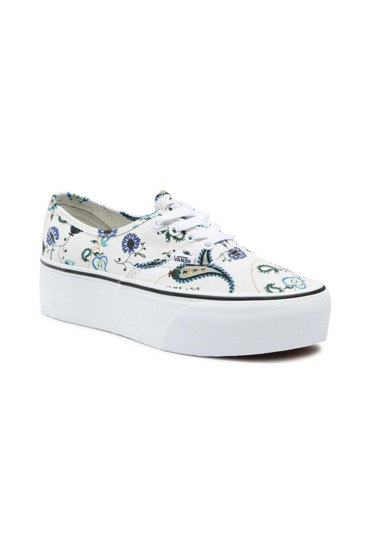 اسنیکر سفید زنانه کفش ورزشی پشته معتبر ua Vans