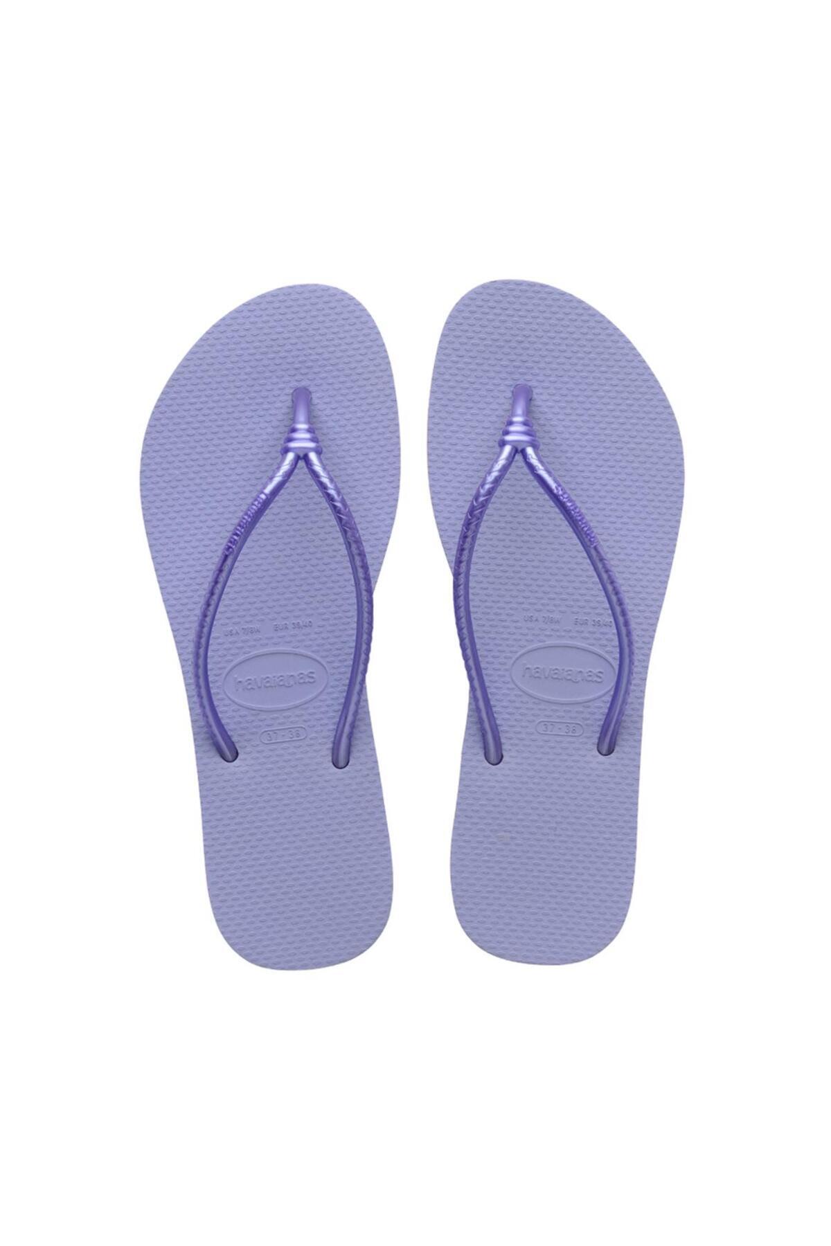 Havaianas-شبشب نسائي أرجواني - نسيم أرجواني أنبوبي 4