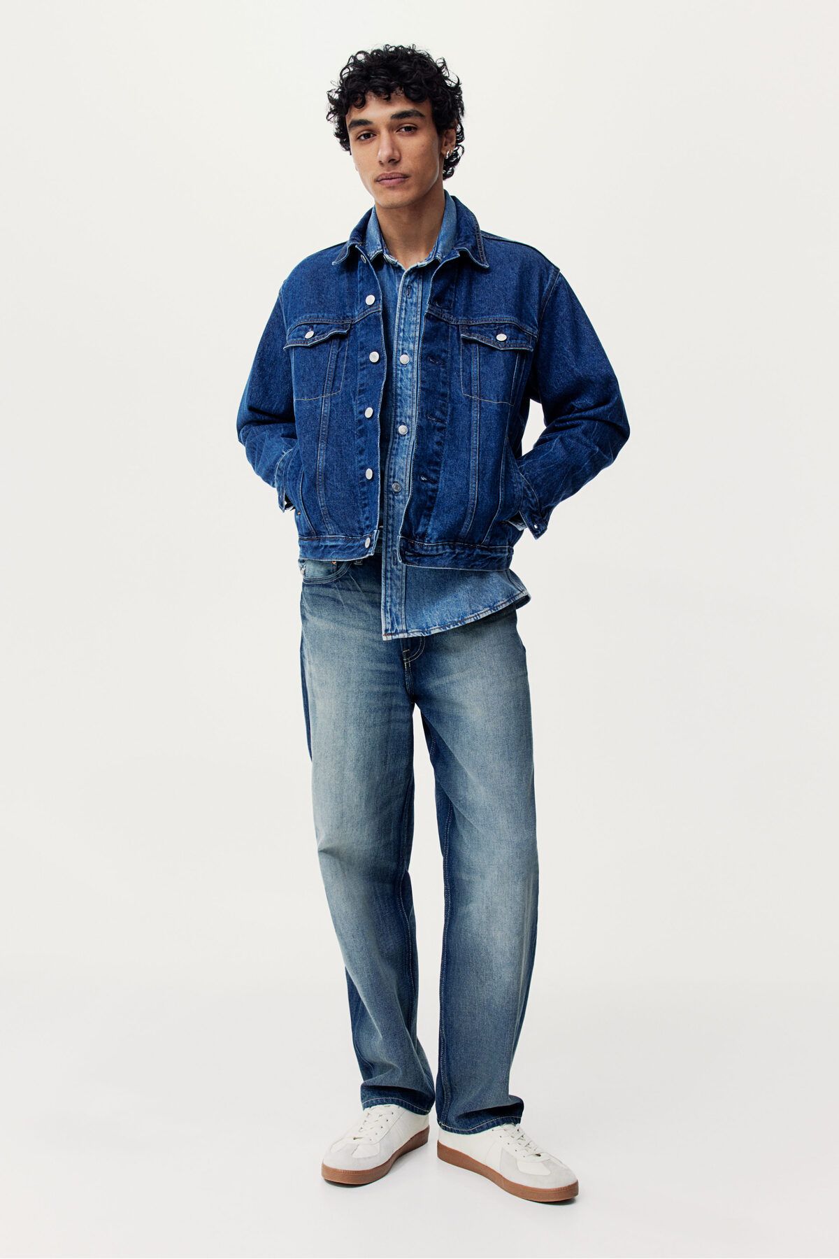 شلوار جین آبی مردانه اورجینال H M H&M