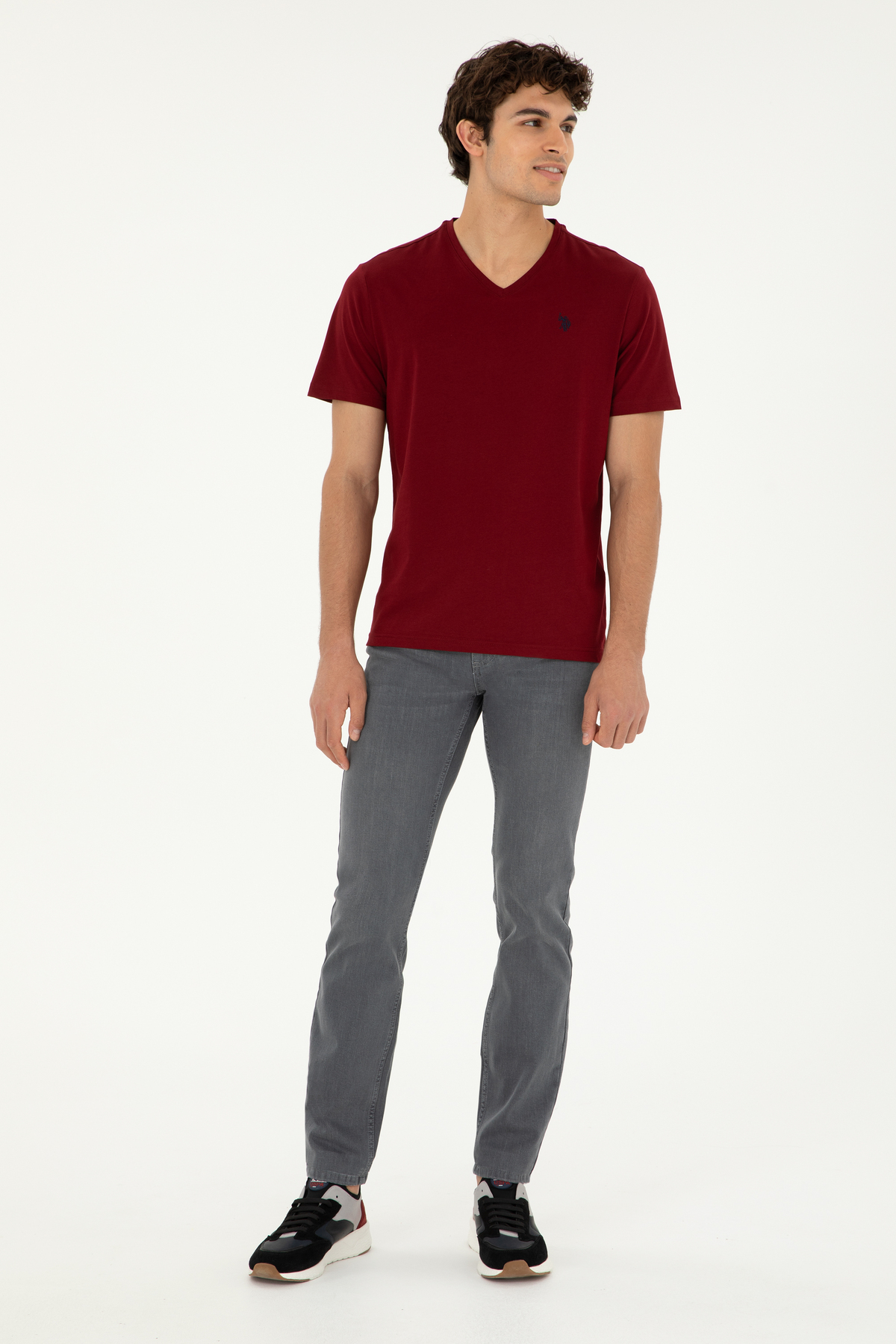 شلوار جینمردانهU.S. Polo Assn.خاکستری