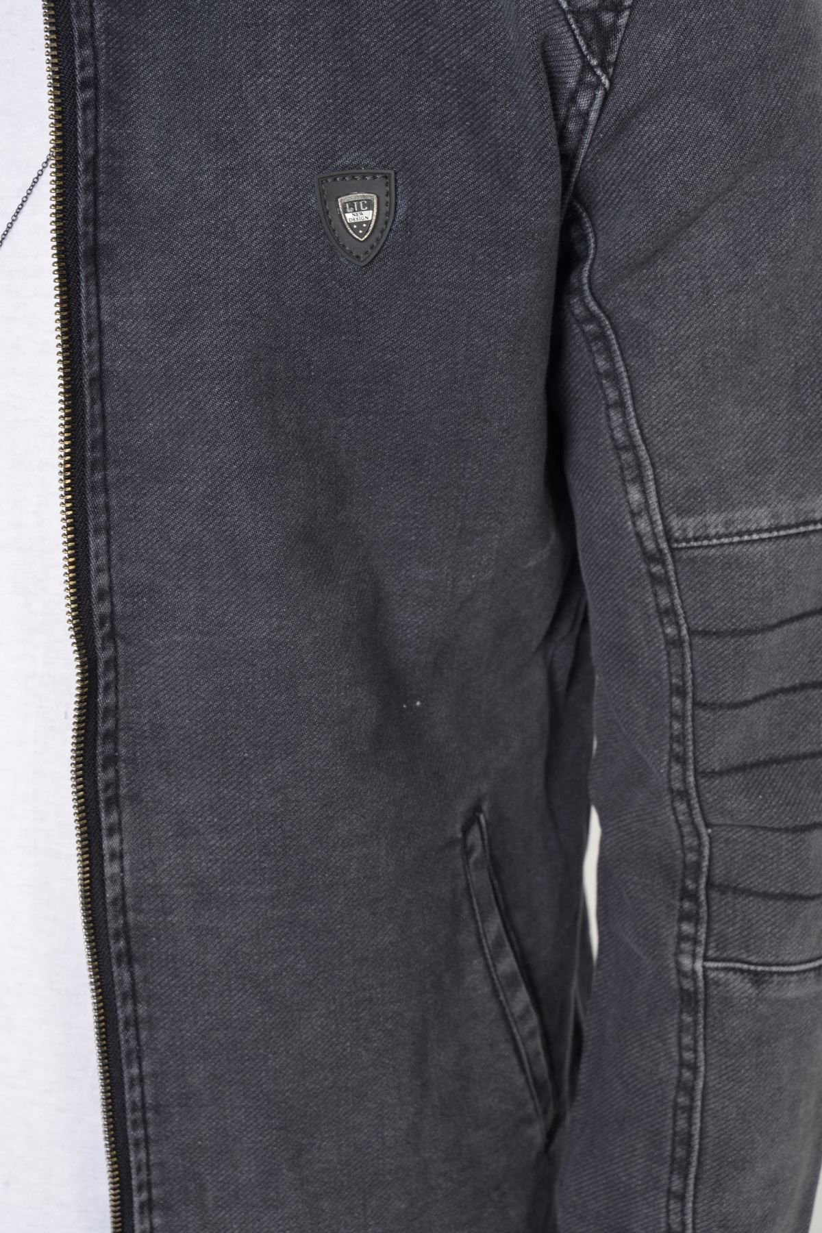 کت مشکی مردانه سیاه ژاکت شلوار جین دوتایی راه منگو LTC Jeans
