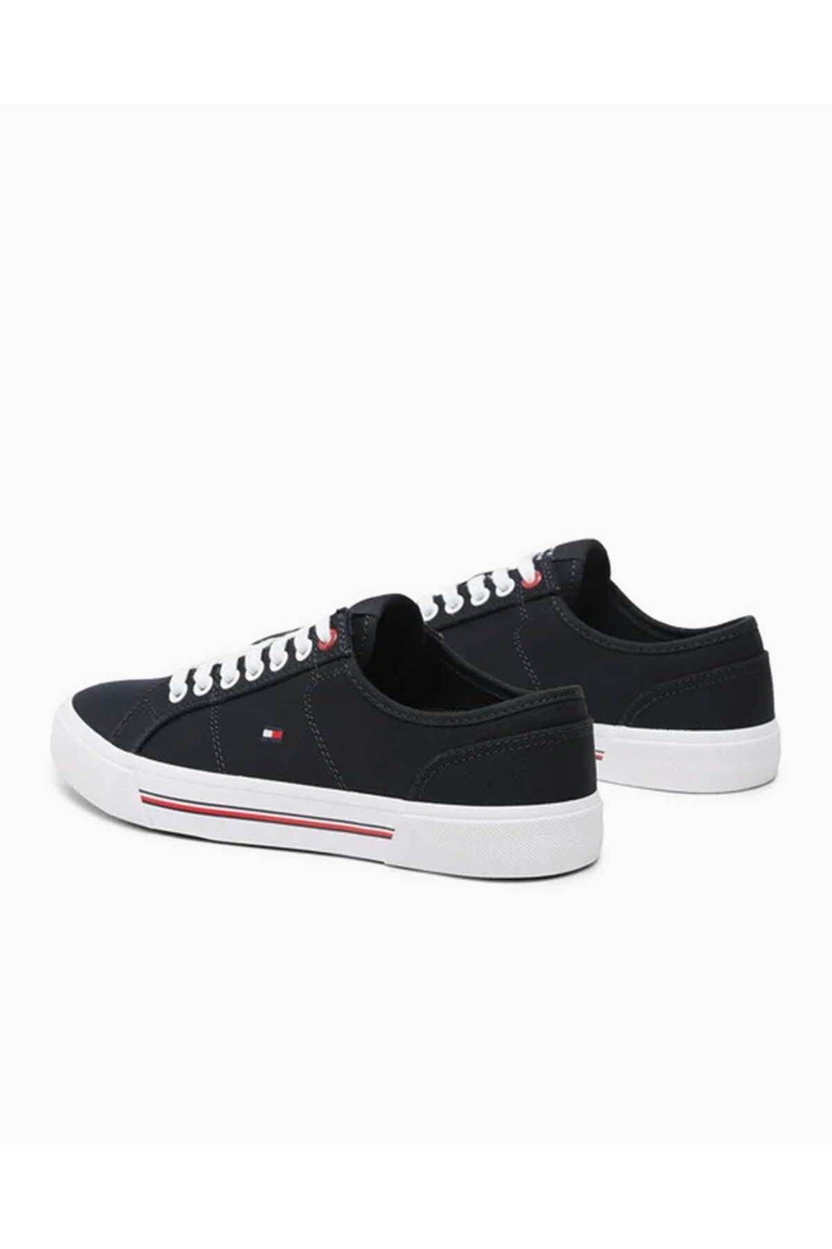 کفش های کژوال آبی مردانه ورزشی Vulcanized شرکت اصلی Tommy Hilfiger
