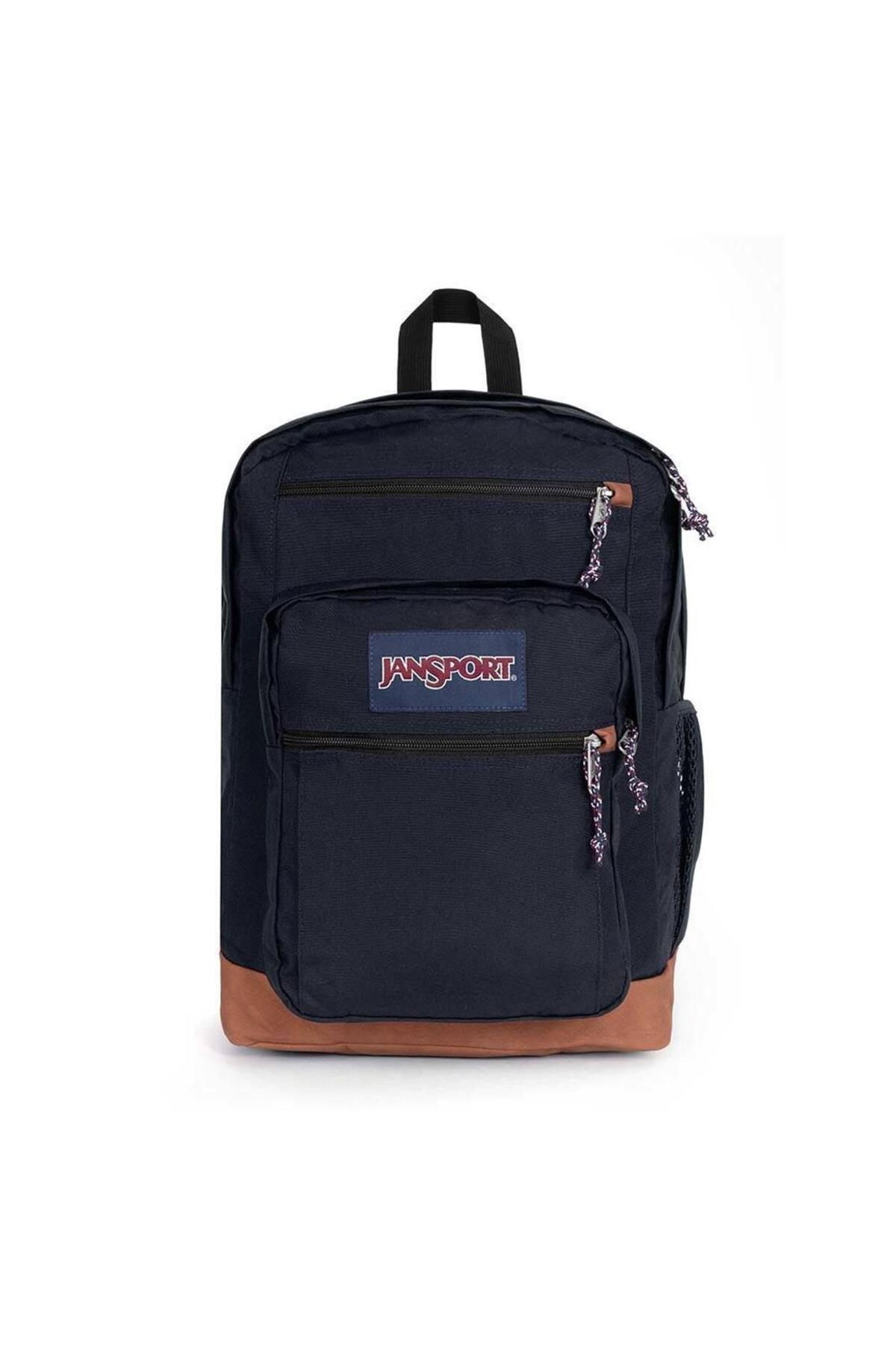 Jansport-Navy Blue Cool Student Backpack 1