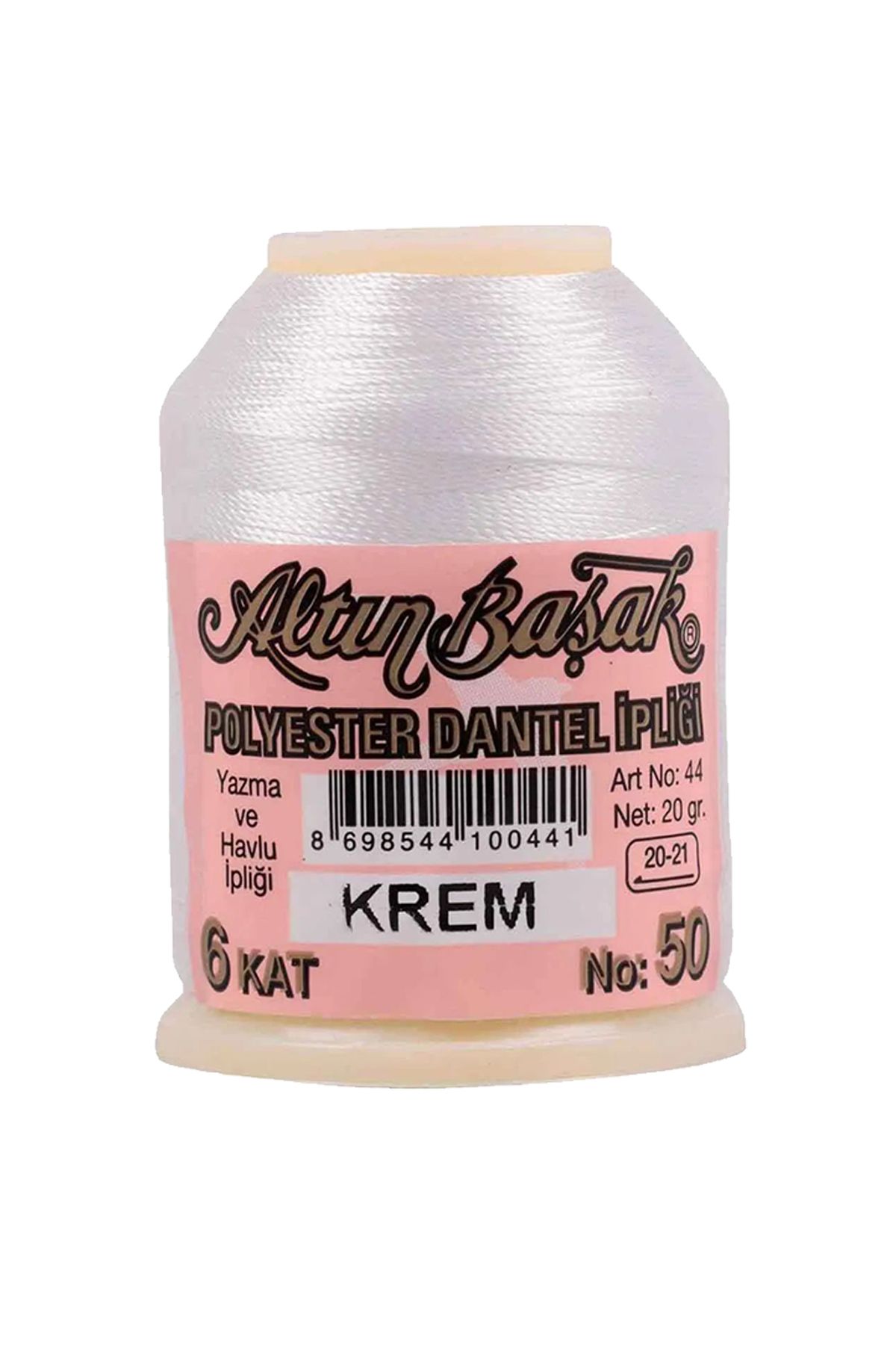 BirdoluSepet Altınbaşak Oya ve Dantel İpi 20 gr - Royaleks - No: KREM