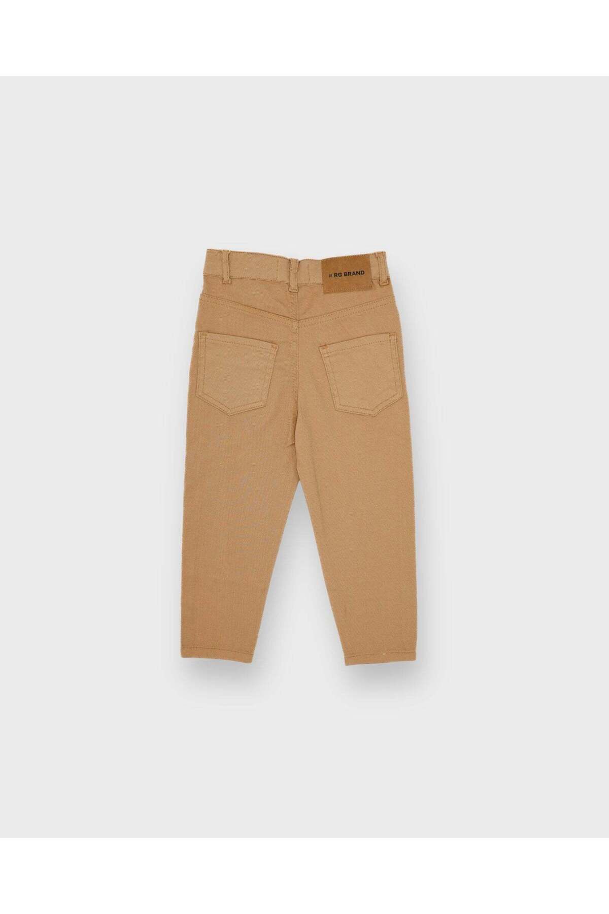rg kidsstore-Pantaloni tăiați morcov din țesătură gabardină pentru copii 7
