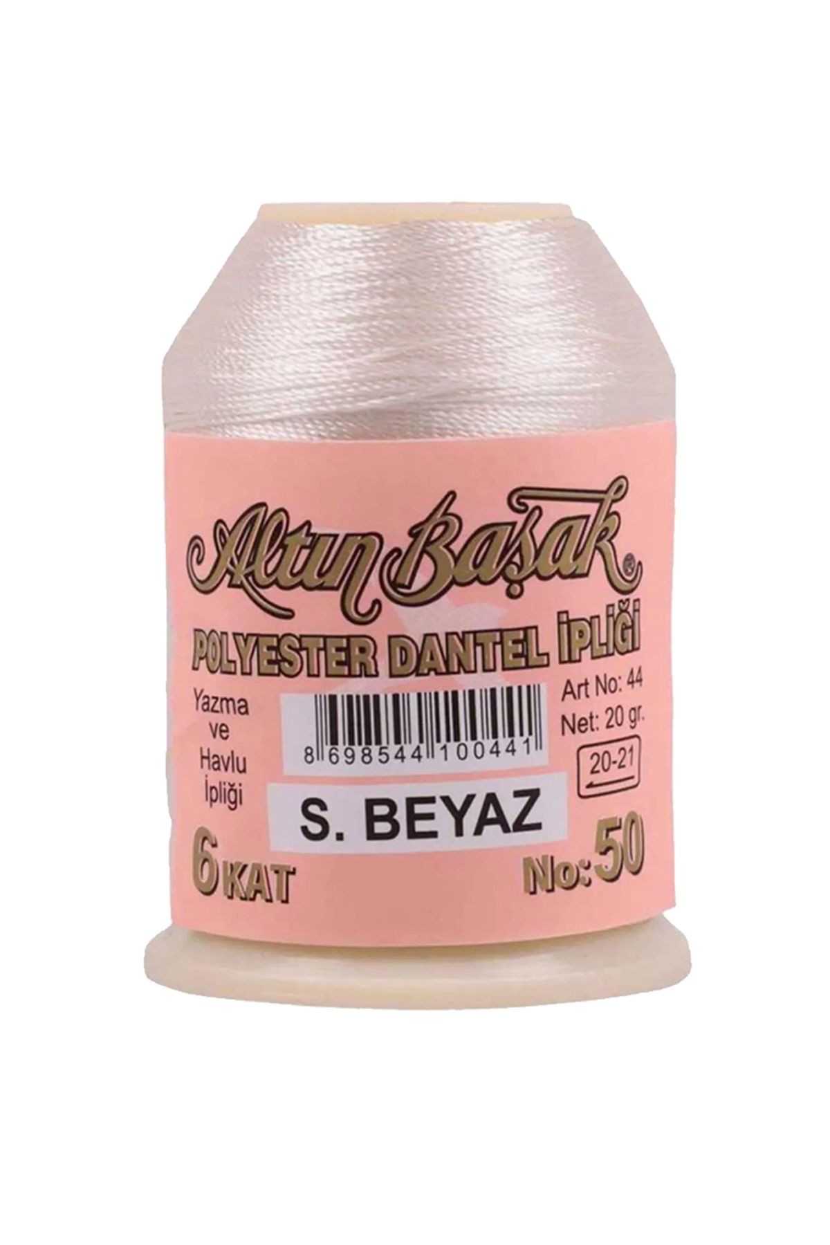 BirdoluSepet Altınbaşak Oya ve Dantel İpi 20 gr - Royaleks - No: Ş.BEYAZ
