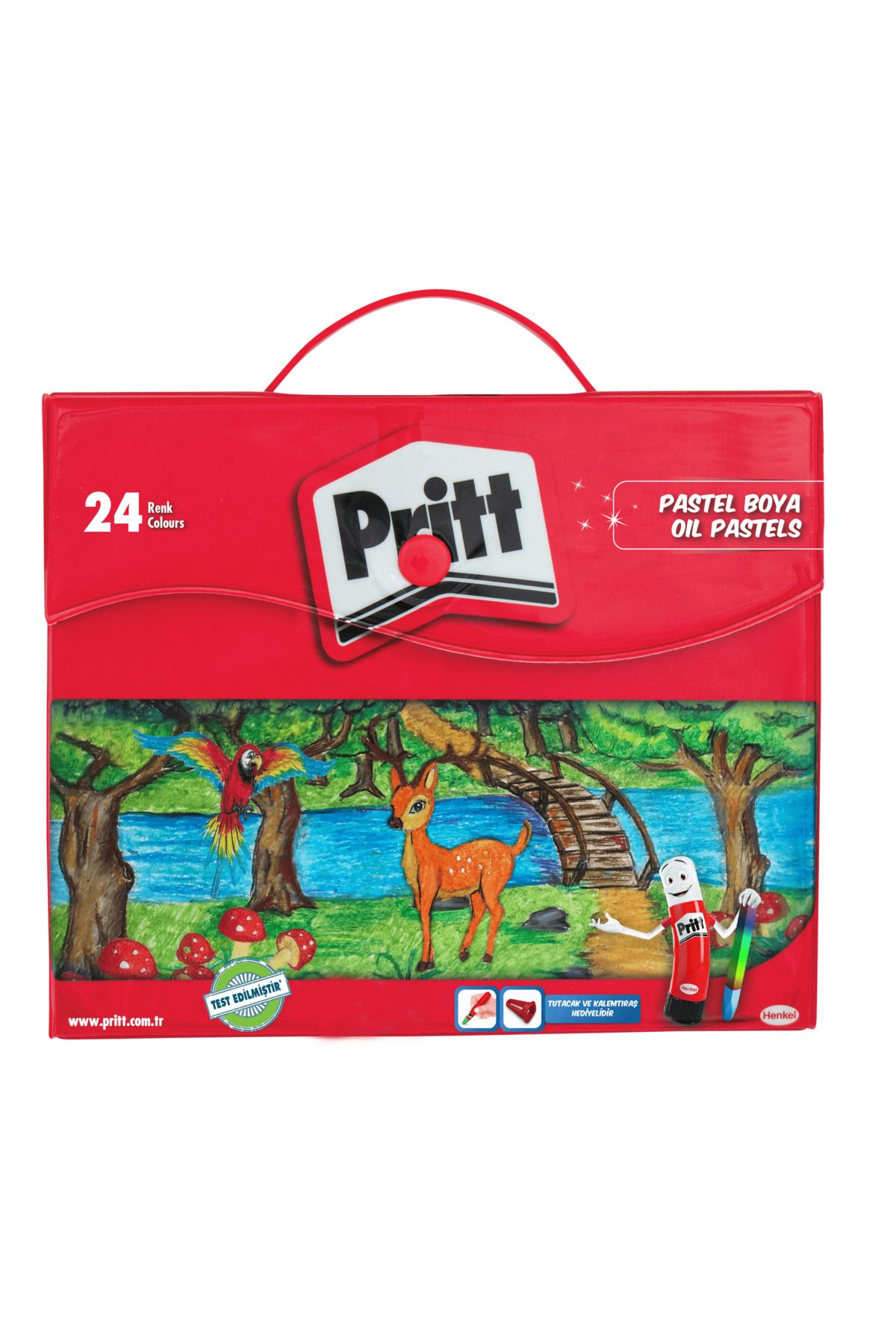 Pritt ---24'li Çantalı Pastel - Vinyl Ambalaj