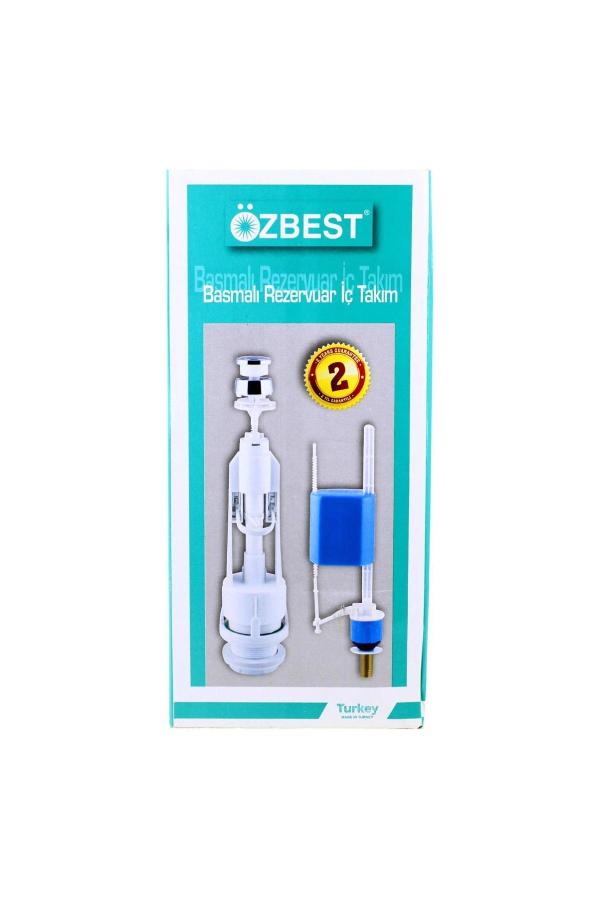 Light up Özbest Su Tasarruflu Basmalı Klozet Rezervuar İç Takımı - Uyumlu Ve Dayanıklı