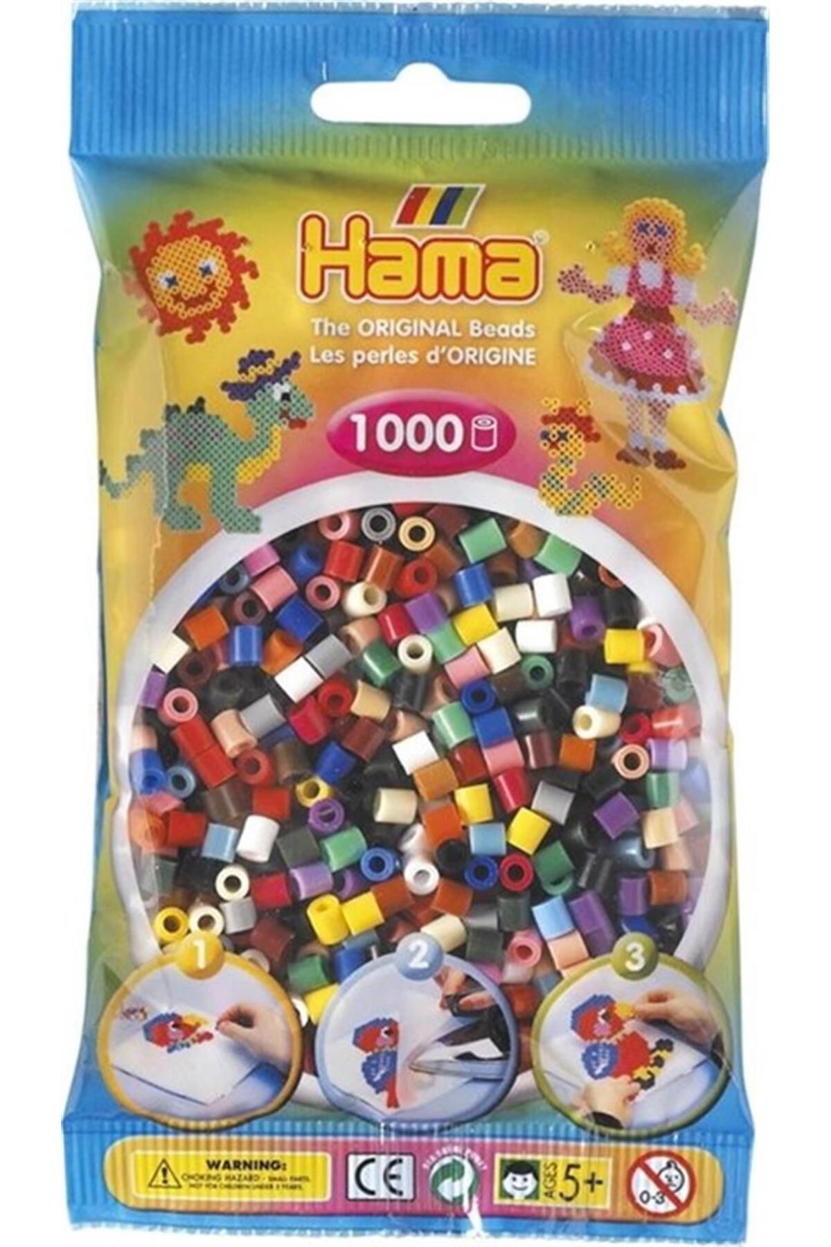 Hama Midi Boncuk 1.000'lik 22 Renk