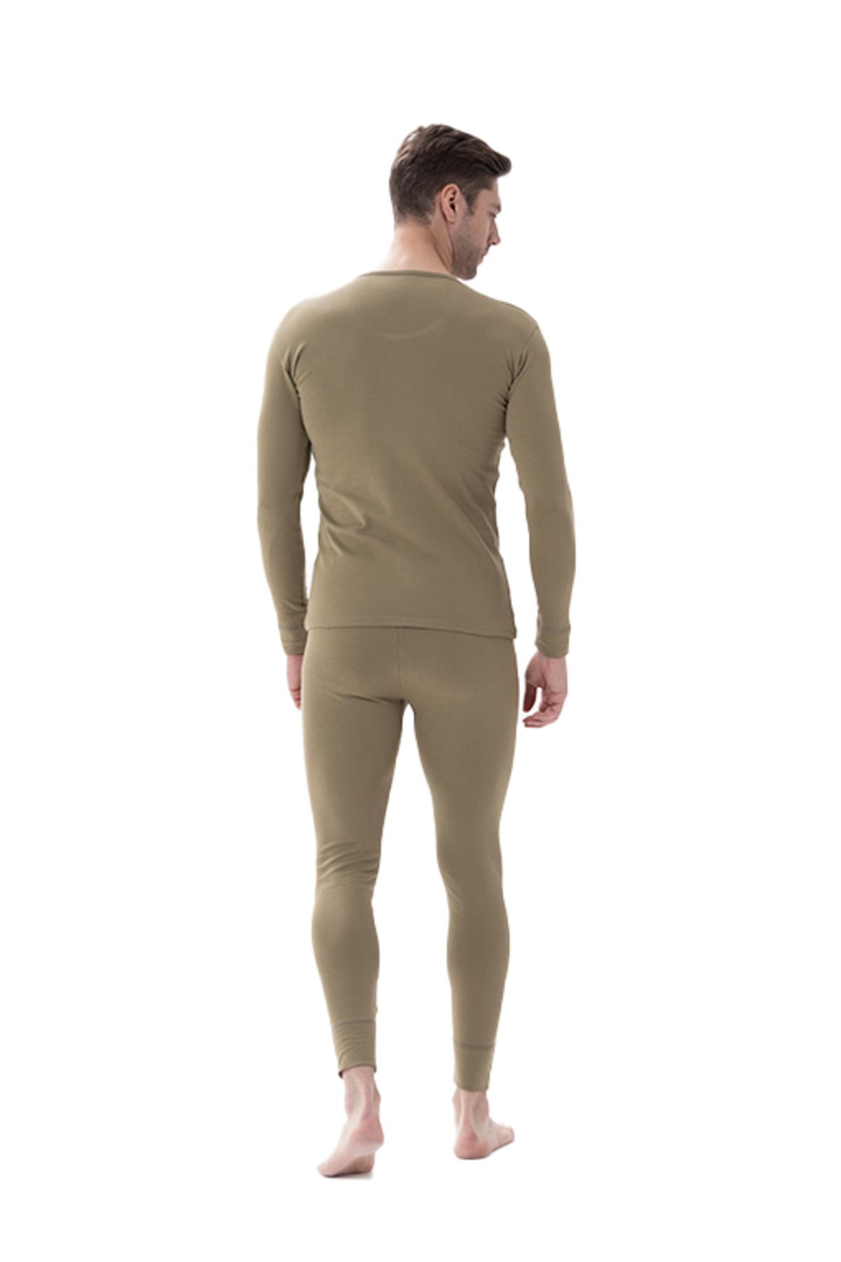 Jiber-Men's Thermal Underwear Bottom Khaki 161 3