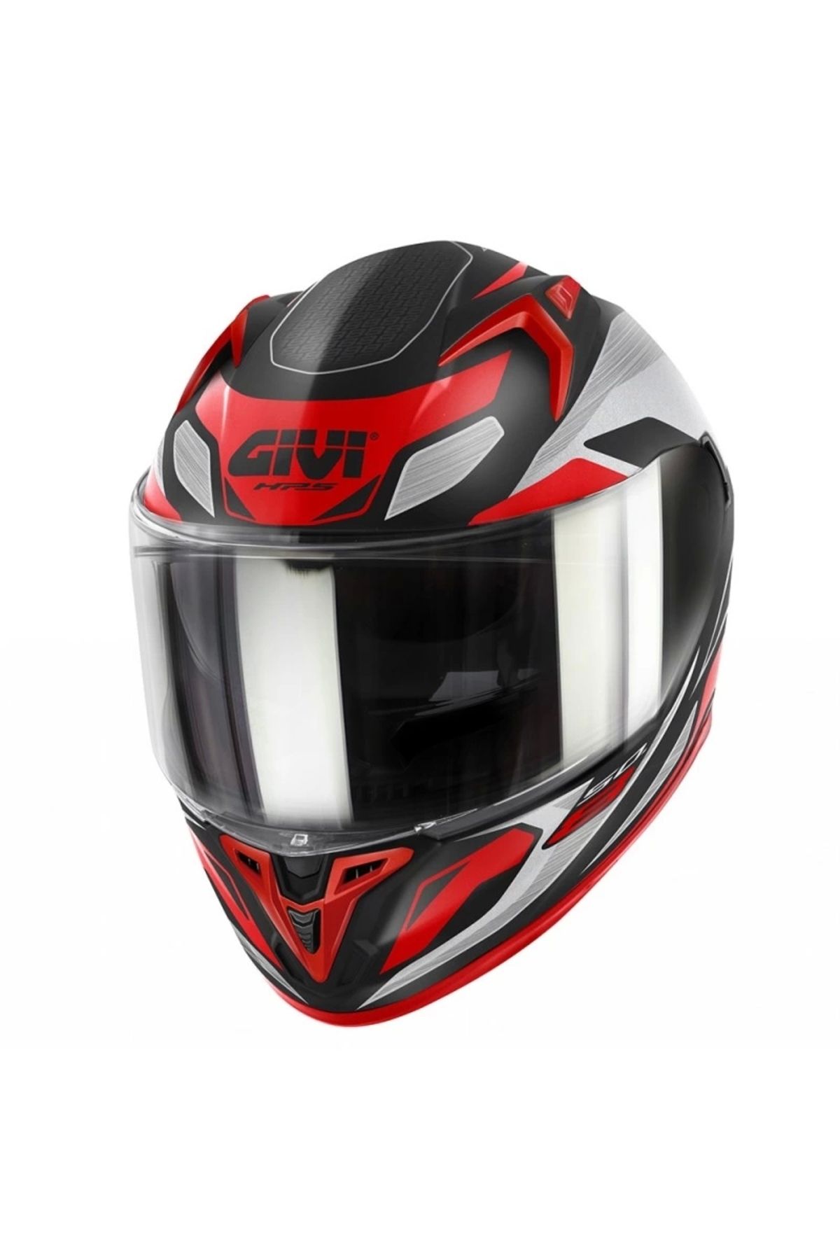 Givi 50.8 Brave Mat Siyah-tıtanıum-kırmızı Kask