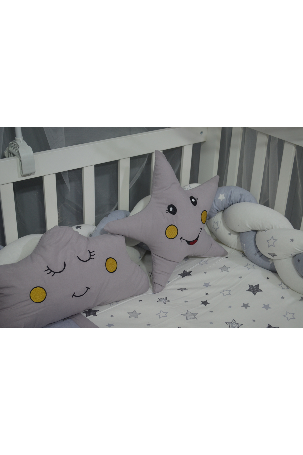 FISTIK BEBE ÖRGÜ BEBEK UYKU SETİ 60X120 9 PARÇA fotoğrafı 4 (önizleme)