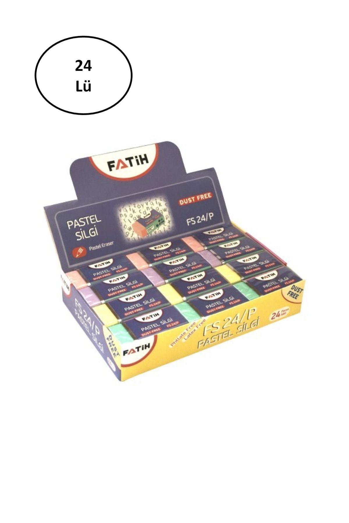 Angoravi Fatih Silgi Pastel FS24 24'lü