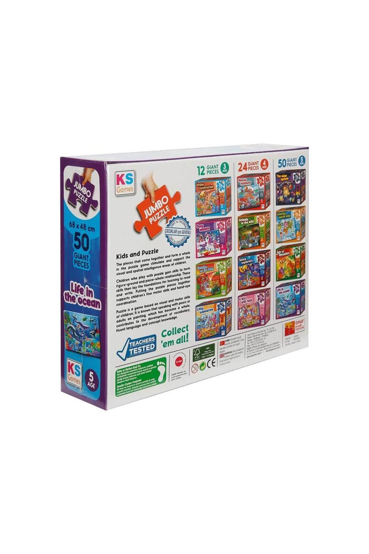 پازل ها و یاپبوزهای کودک زندگی در اقیانوس 50 PRC Ks Games