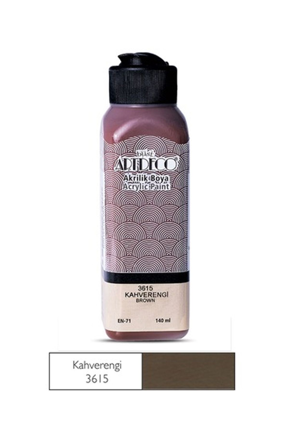 Kapamarka Artdeco Akrilik Boya 140 Ml Kahverengi