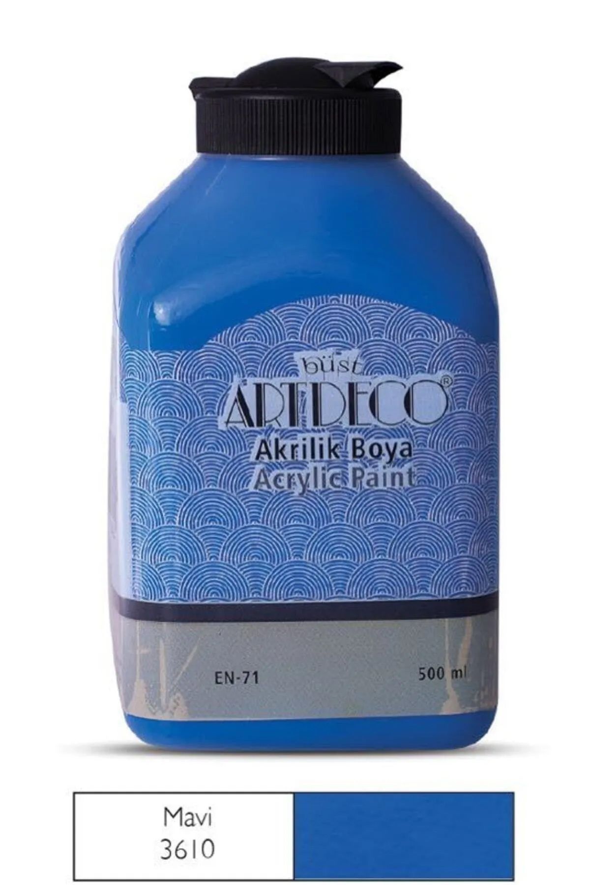 Take and Happy Artdeco Akrilik Boya 500 Ml Mavi