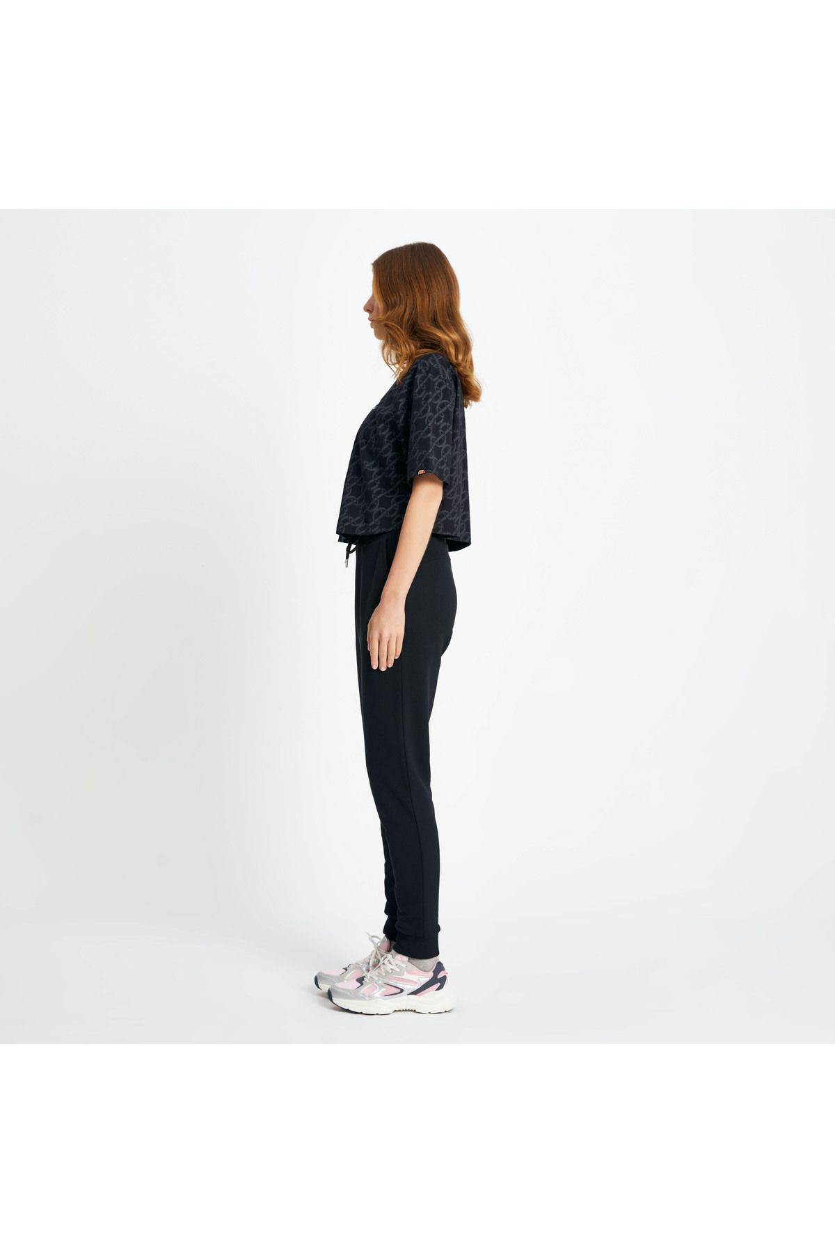 Ellesse-Women's Black Sweatpants EF105 - EF105-black 2