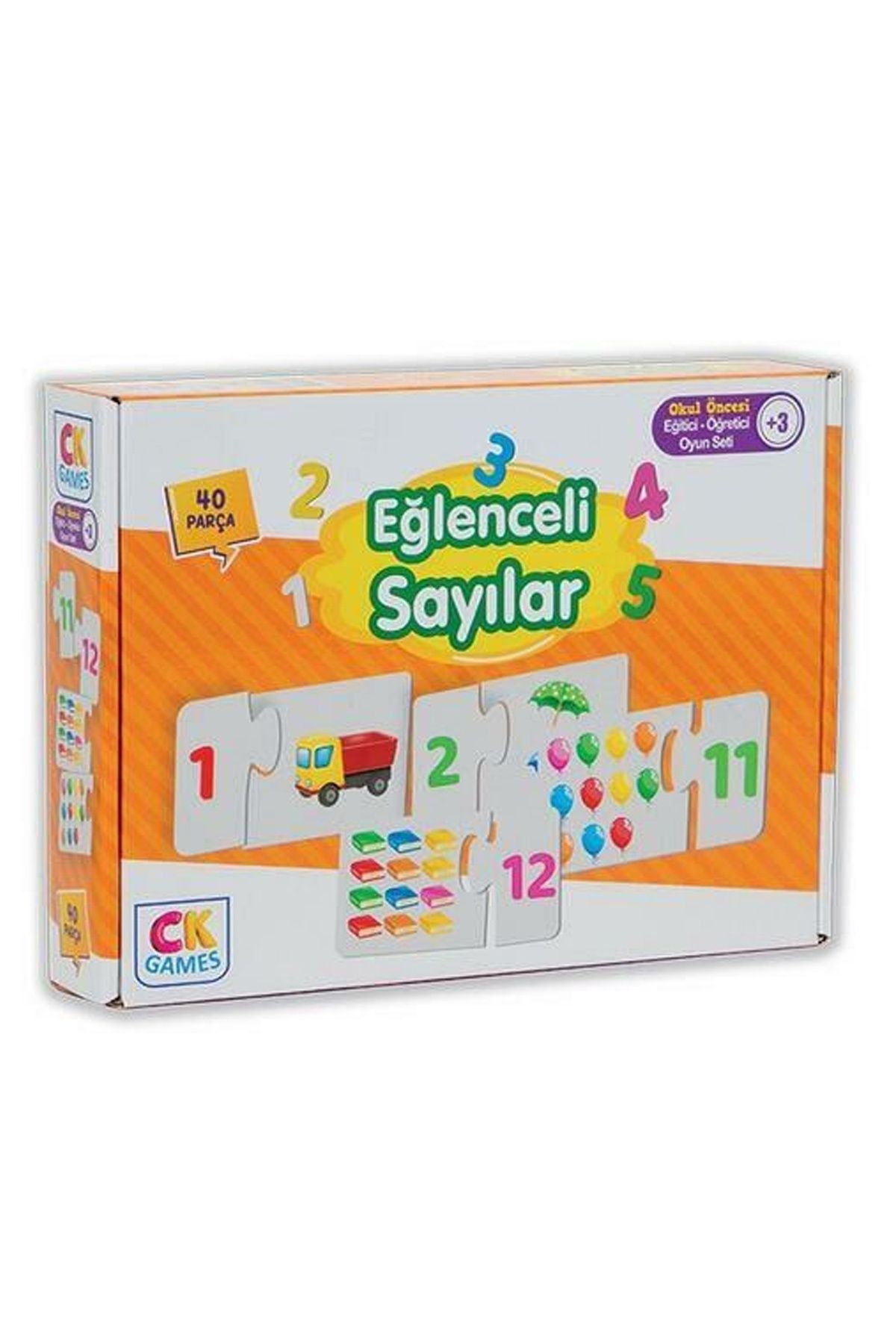 Kareem Eğitici Oyun Seti Eğlenceli Sayılar 40 Parça