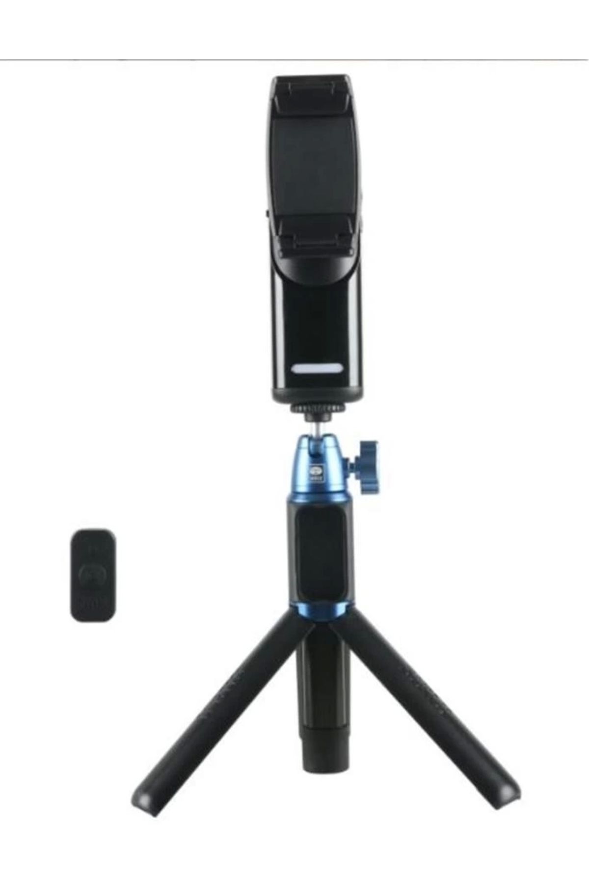 Genel Markalar VK-2K Mobil Gimbal + Çok Fonksiyonlu Masa Üstü Tripod Seti Siyah Uyumlu