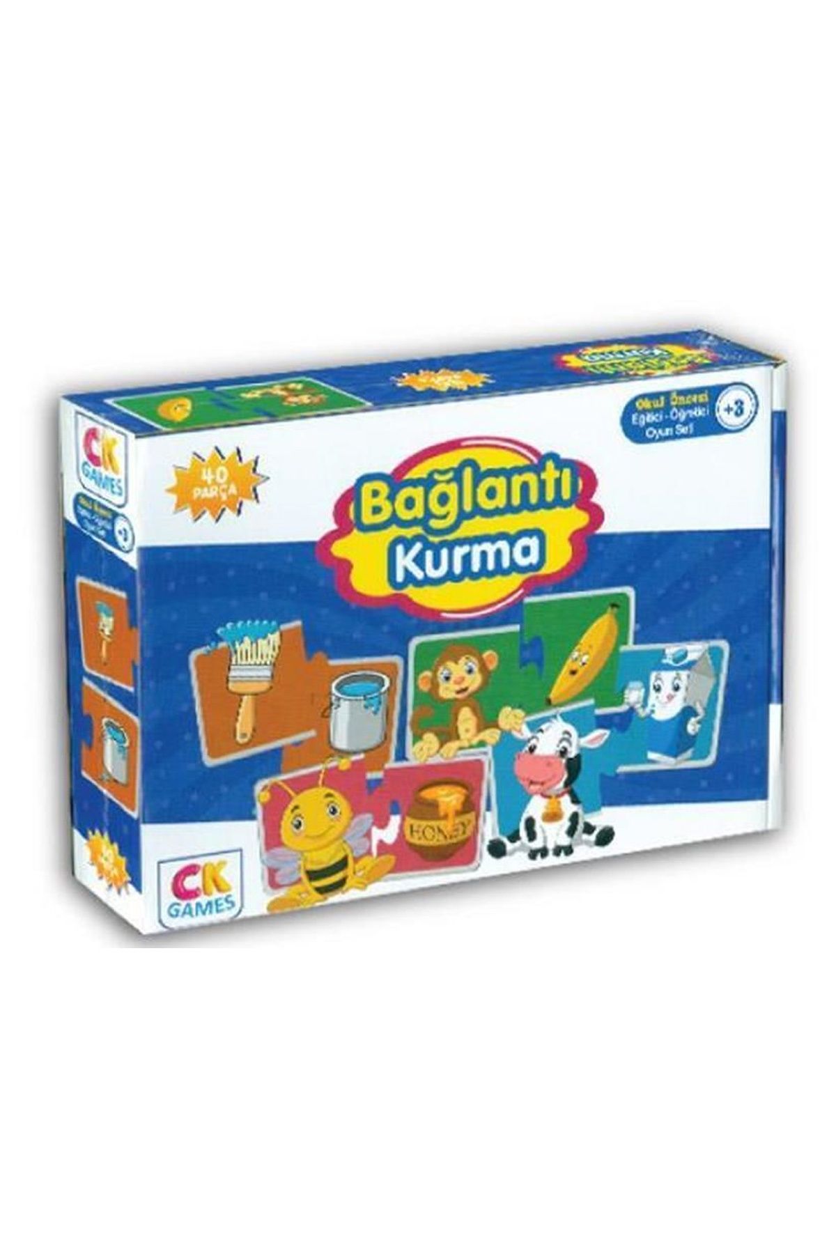 Emaa Eğitici Oyun Bağlantı Kurma Puzzle 40 Parça