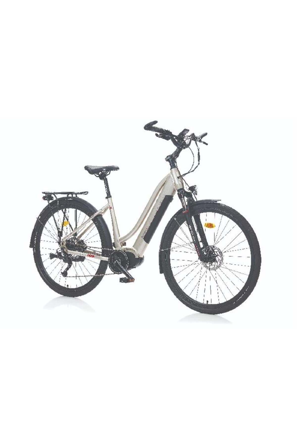 Corelli Sacha-l Elektri̇kli̇ Kadin Şehi̇r Bi̇si̇klet 46cm Hd 28 Jant 9 Vi̇tes Gray